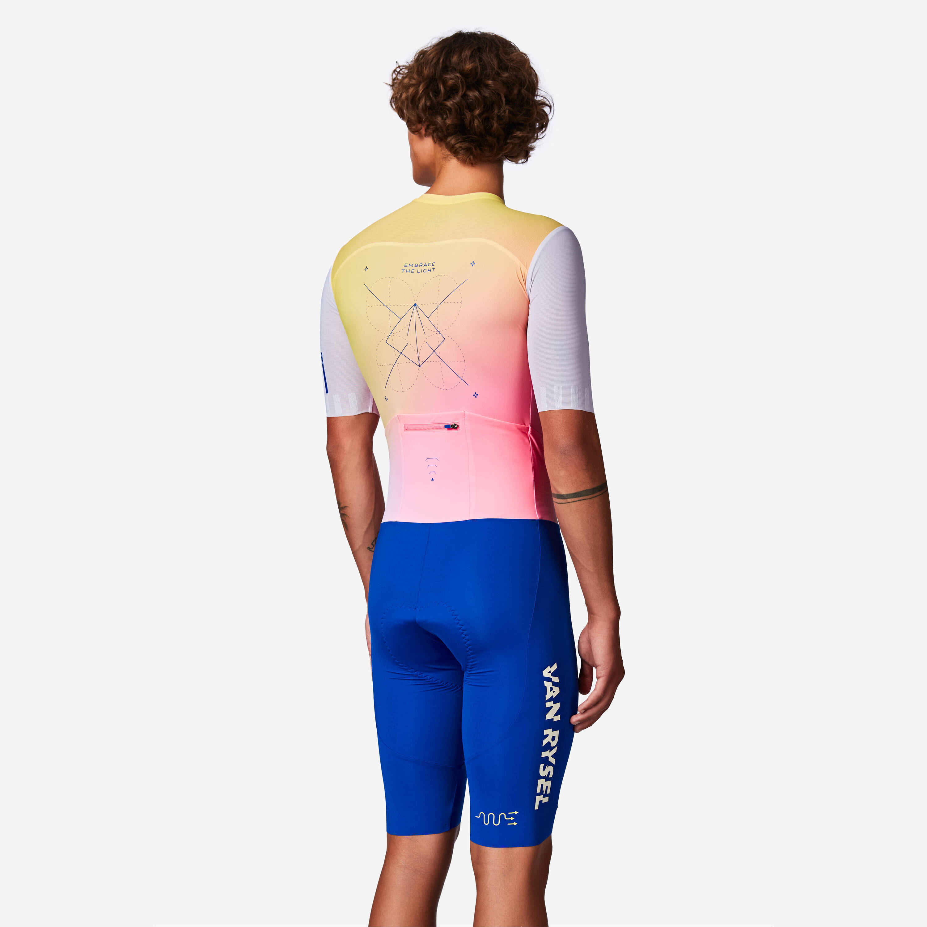 Men's road cycling aerosuit RCR R 2 team yellow -  2