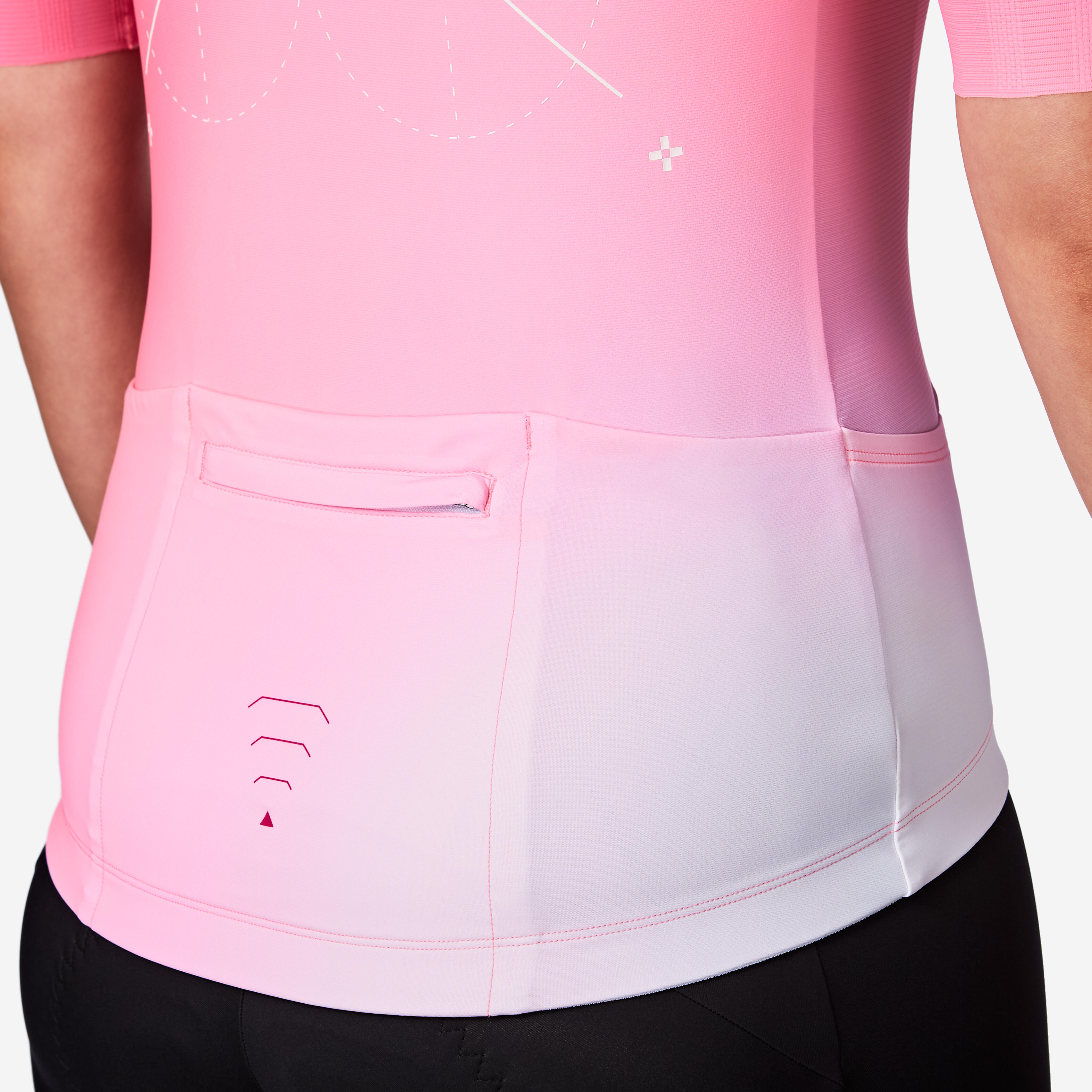 Short-Sleeved Road Cycling Jersey Pro Fit, RCR-R 2 - VAN RYSEL