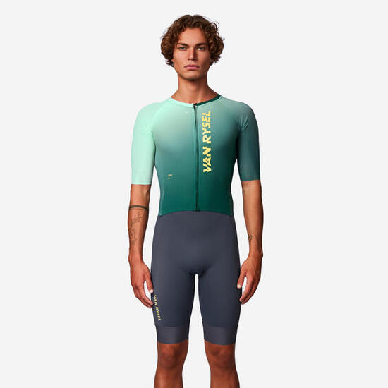 Body da triathlon lunga distanza uomo RCR-X verde