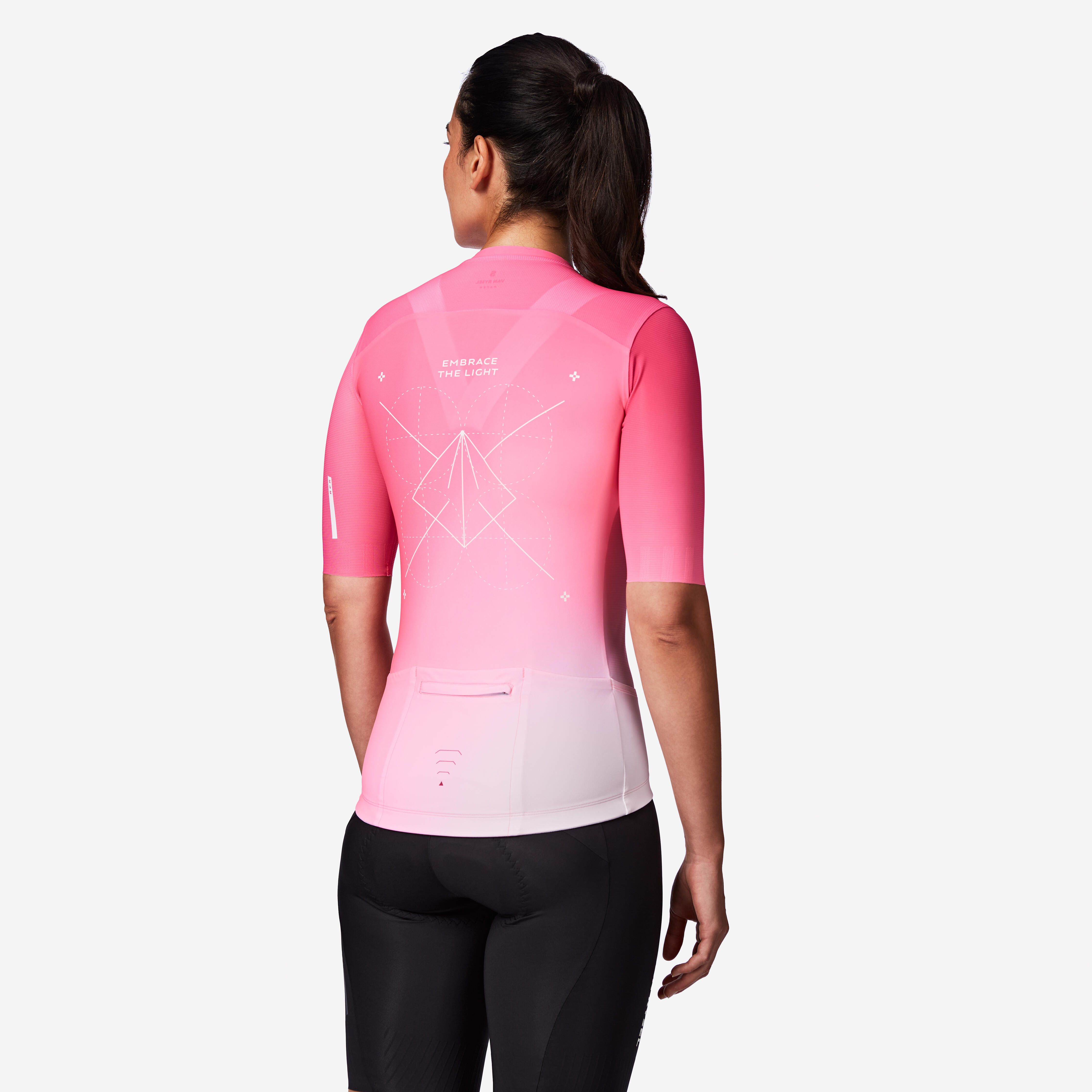 Short-Sleeved Road Cycling Jersey Pro Fit, RCR-R 2 - VAN RYSEL