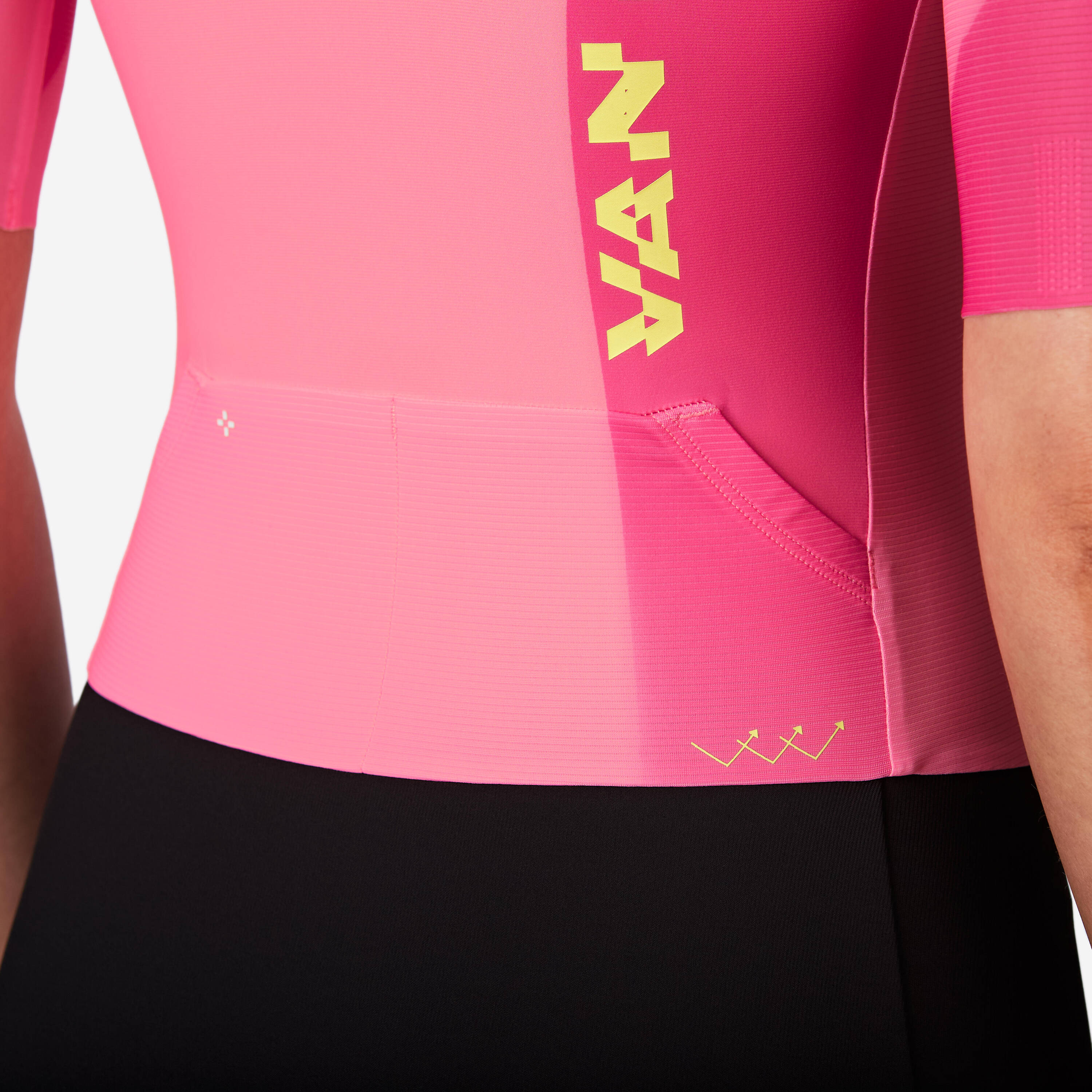 Women's Long-Distance Triathlon Trisuit, RCR-X - Pink -  3