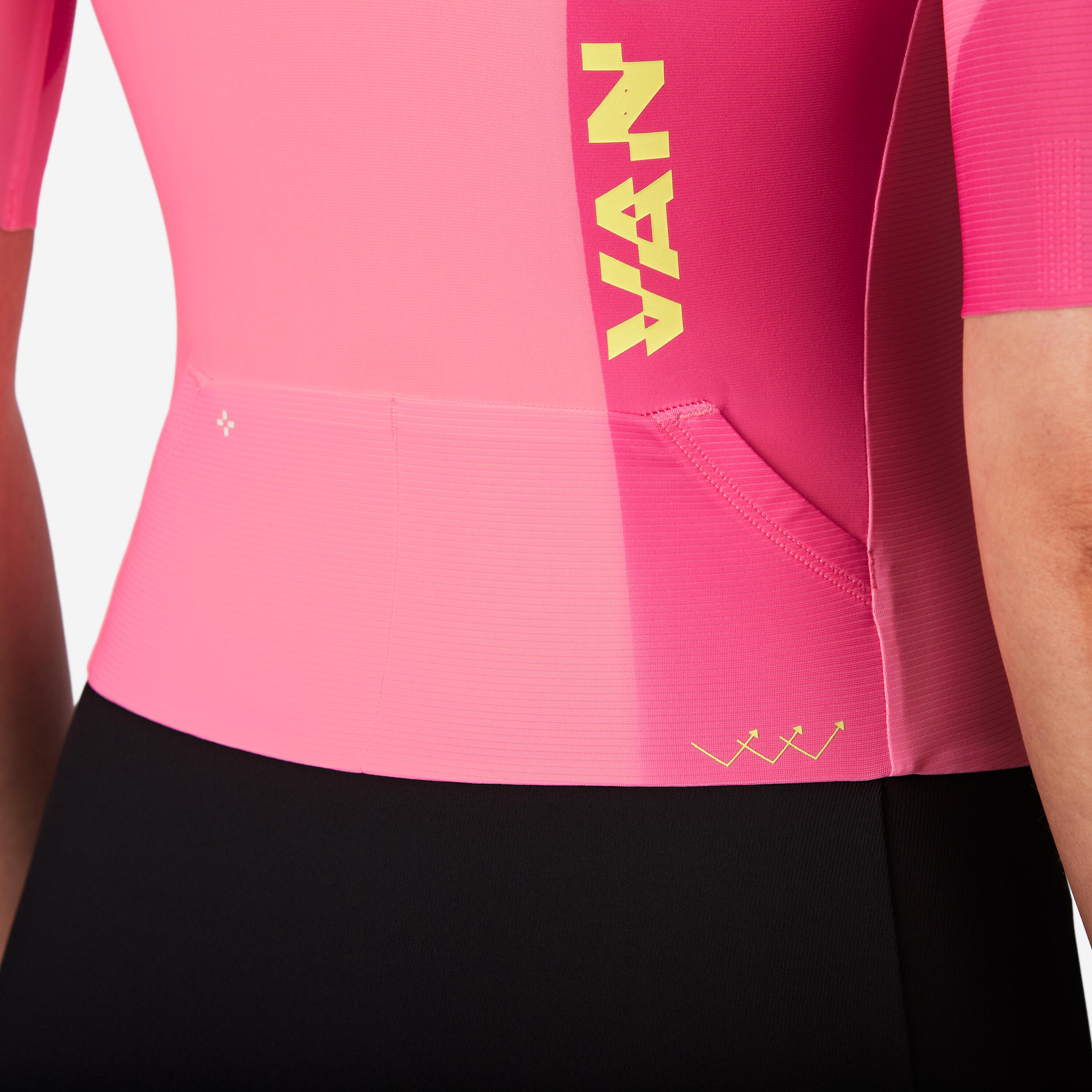 Women's Long-Distance Triathlon Trisuit, RCR-X - Pink 3/10