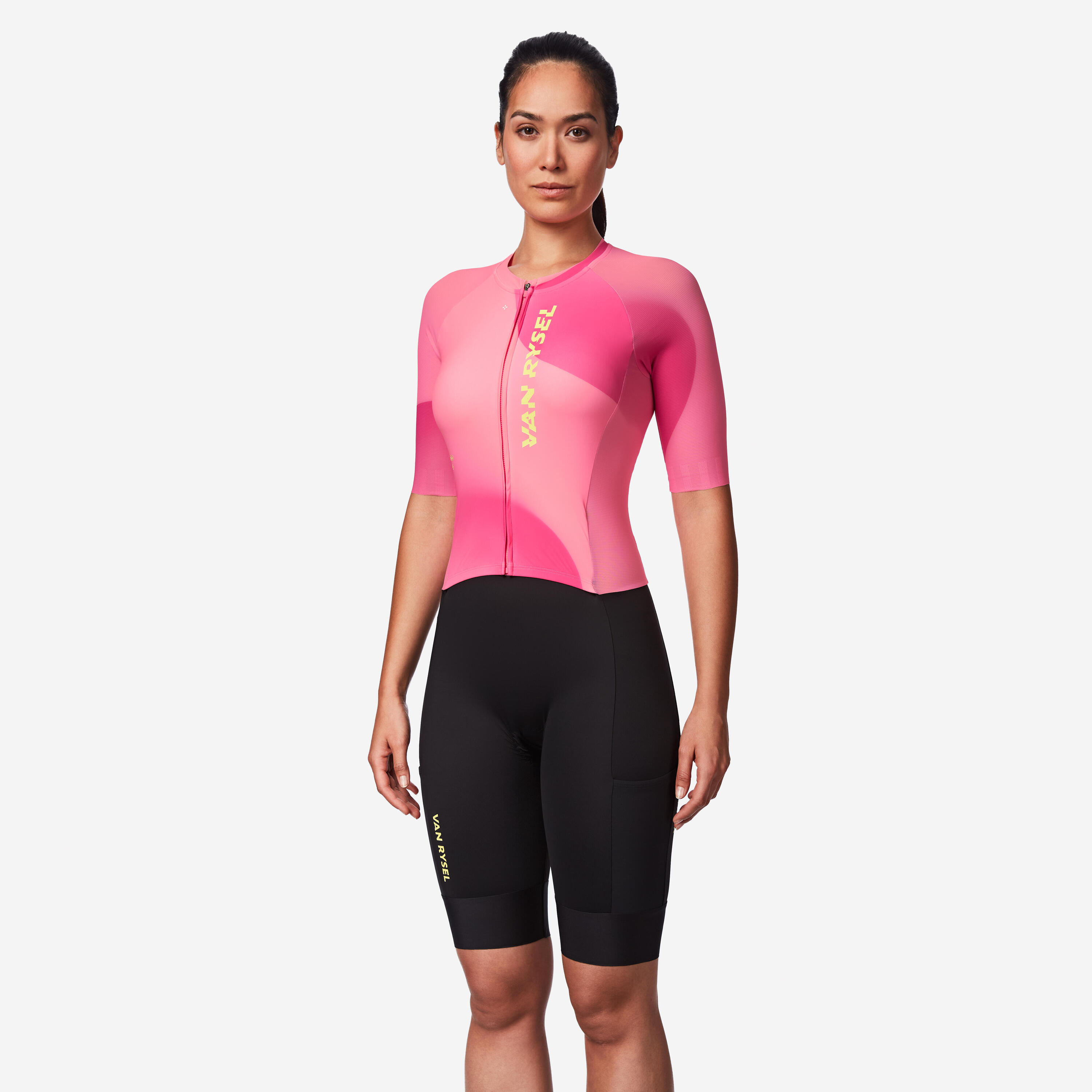 Women's Long-Distance Triathlon Trisuit, RCR-X - Pink 10/10