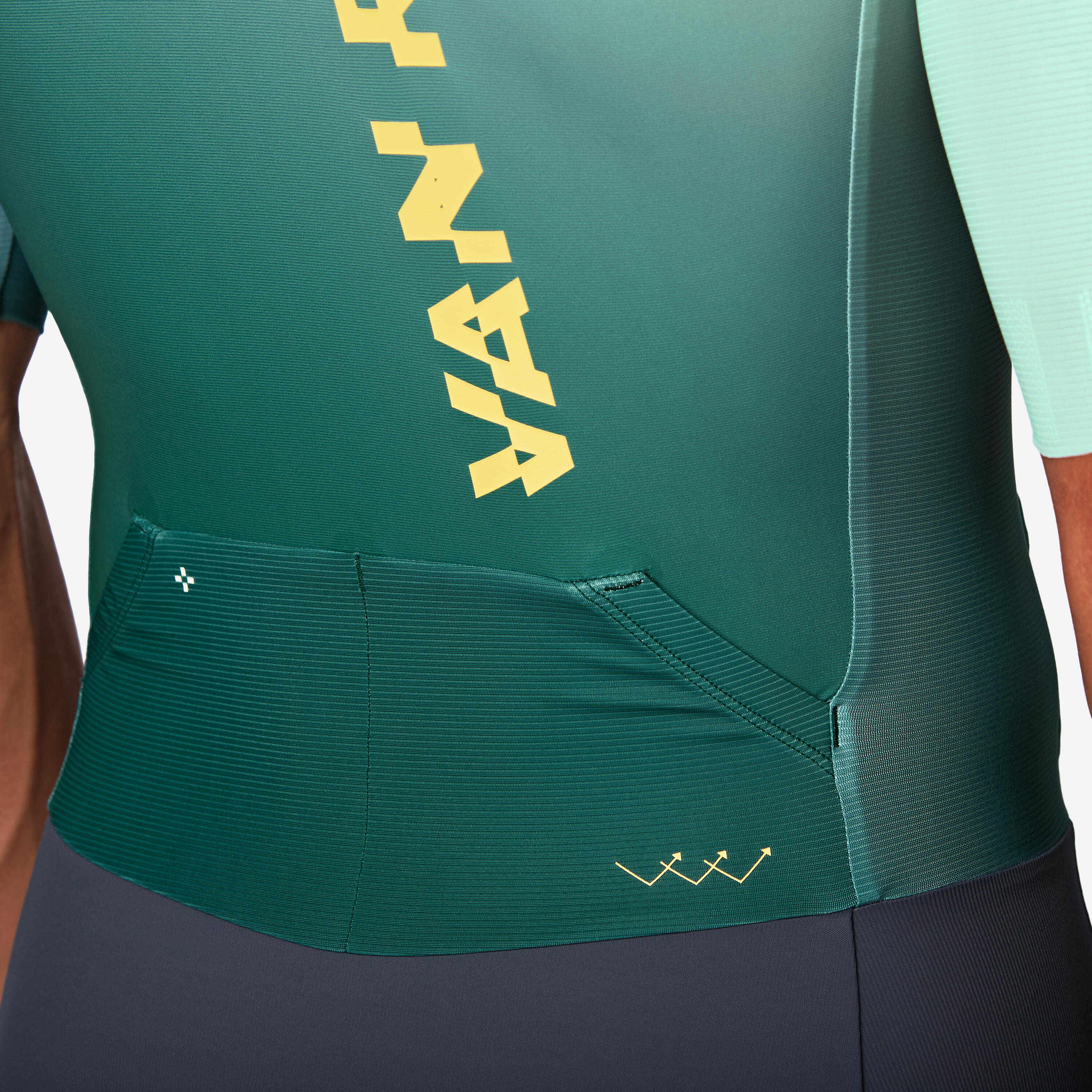 Men's Long-Distance Triathlon Trisuit, RCR-X - Green 3/10