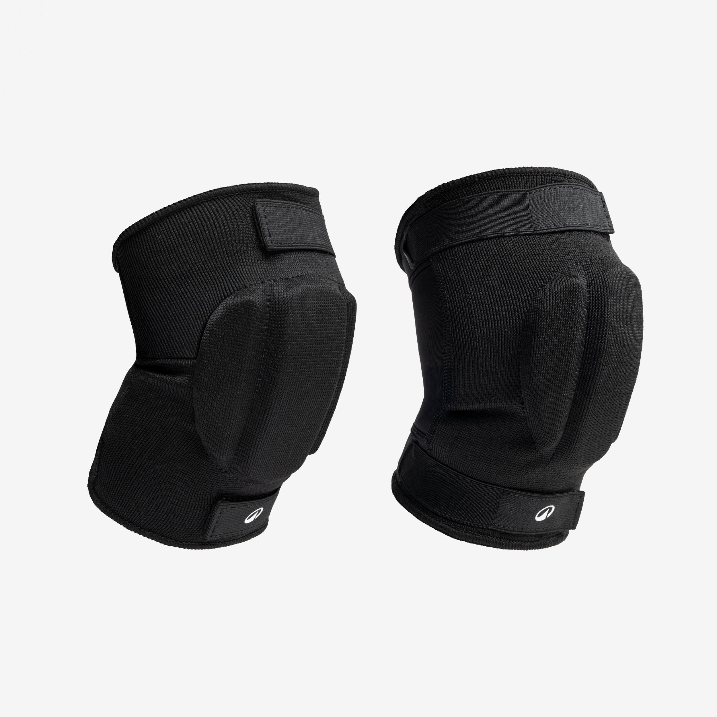 KIPSTA Detské chrániče kolien na hádzanú H100 s výstužami čierne XS