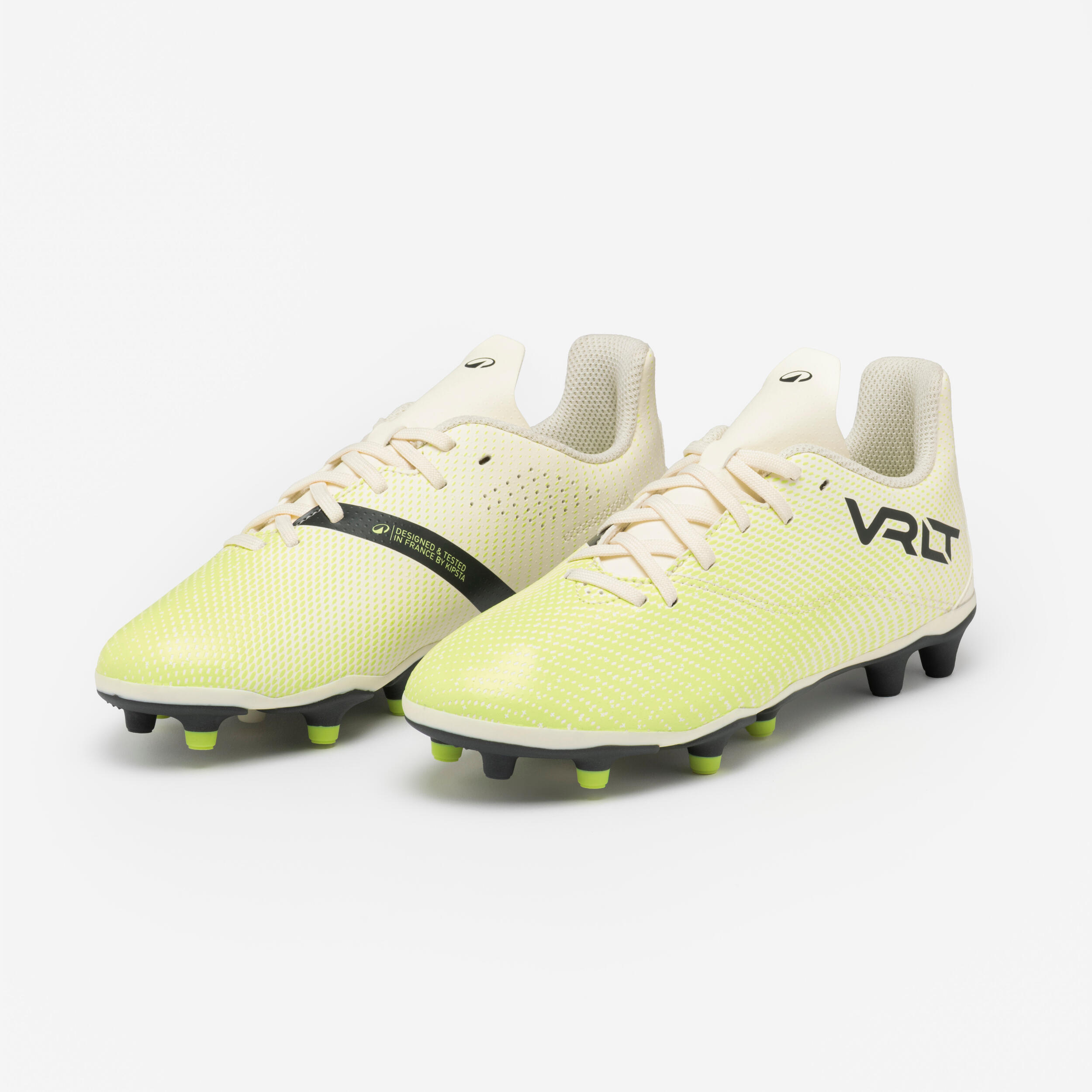 Chaussures de soccer à lacets enfant, Viralto I FG - KIPSTA