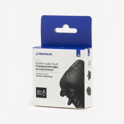 Kauczukowe korki do rugby wkręcane 10 mm na boisko syntetyczne / suche, 16 sztuk