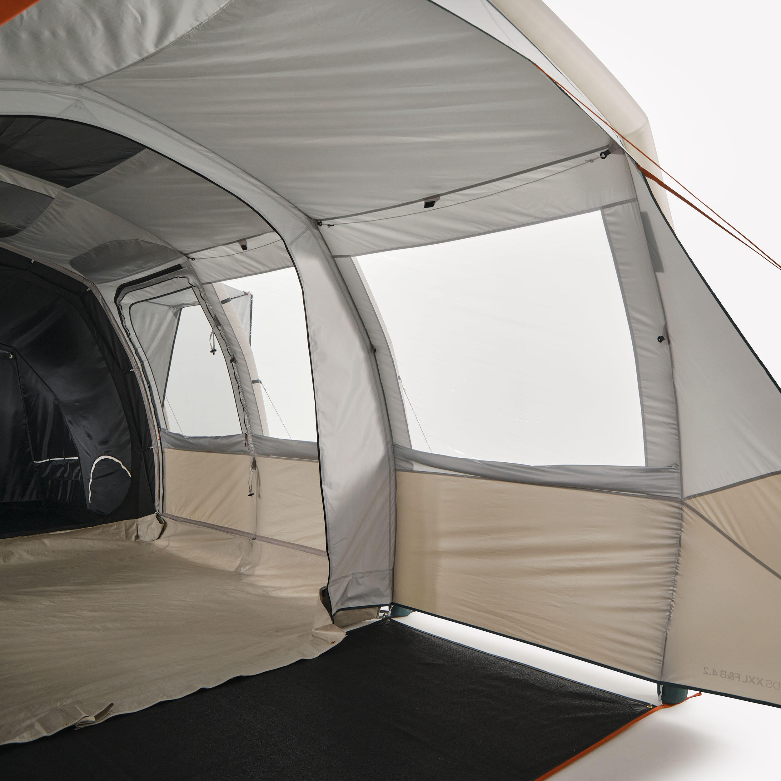 Tente de camping gonflable 4 places 2 chambres, Fresh&Black, Air Seconds 4.2 XXL 11/22