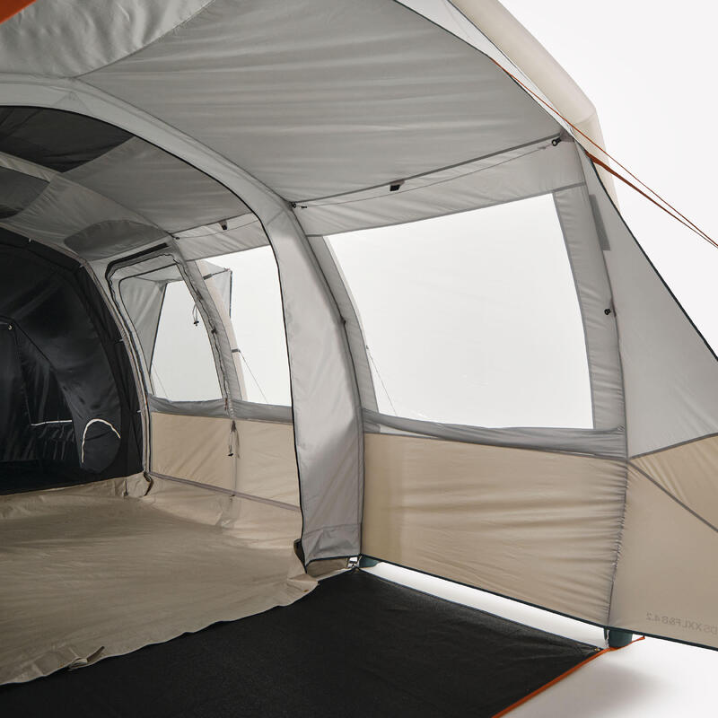 Cort de camping gonflabil 4 persoane 2 camere, Fresh&Black, Air Seconds 4.2 XXL
