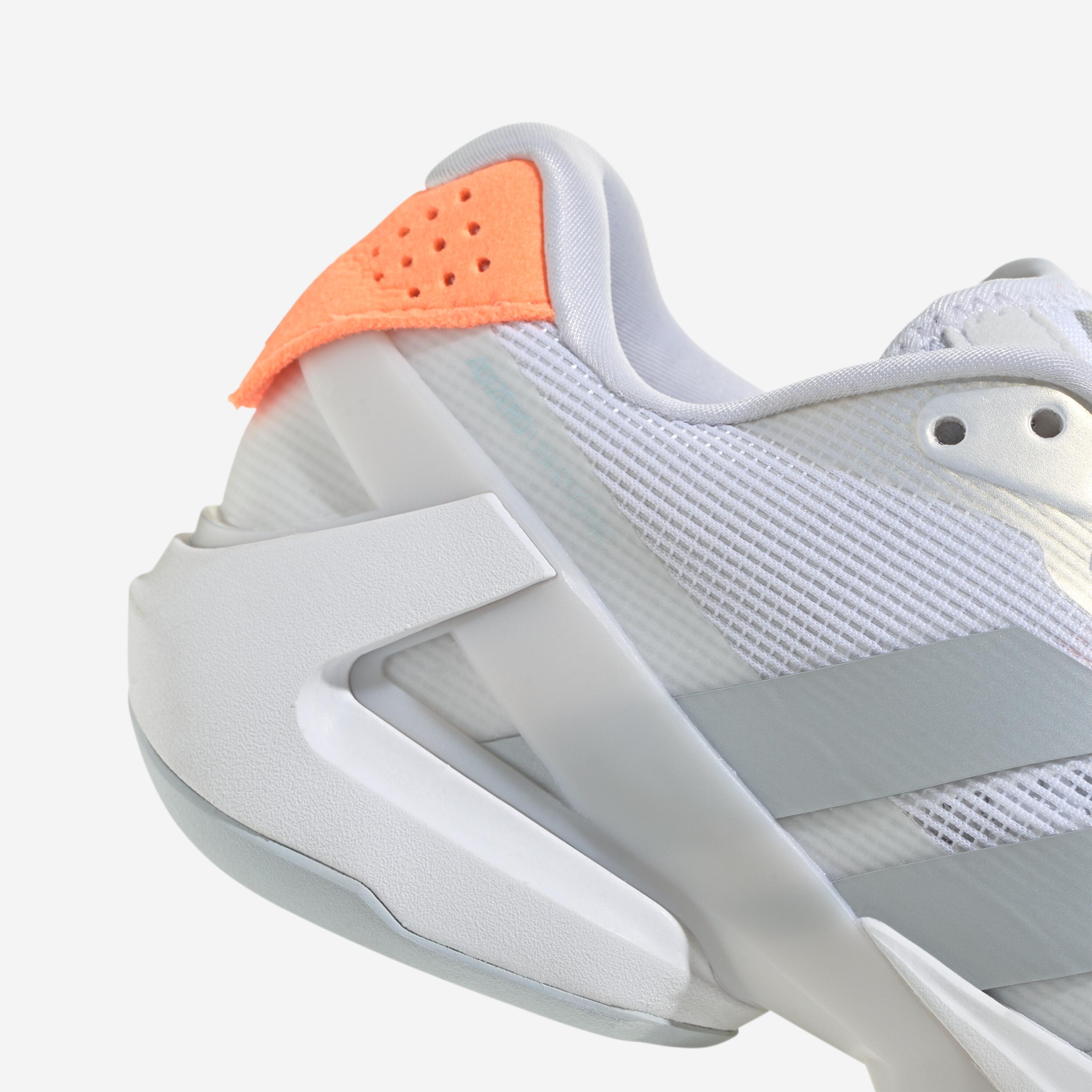 Chaussures de tennis multicourt femme, Ubersonic 5 blanc orange 6/7