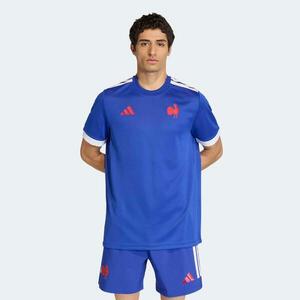 Camiseta de rugby de calentamiento FFR Adulto - XV de Francia 2025/2026 azul
