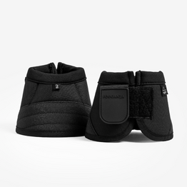 Cloches équitation ouvertes cheval et poney - 500 noires x2