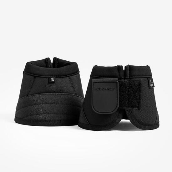 Cloches équitation ouvertes cheval et poney - 500 noires x2