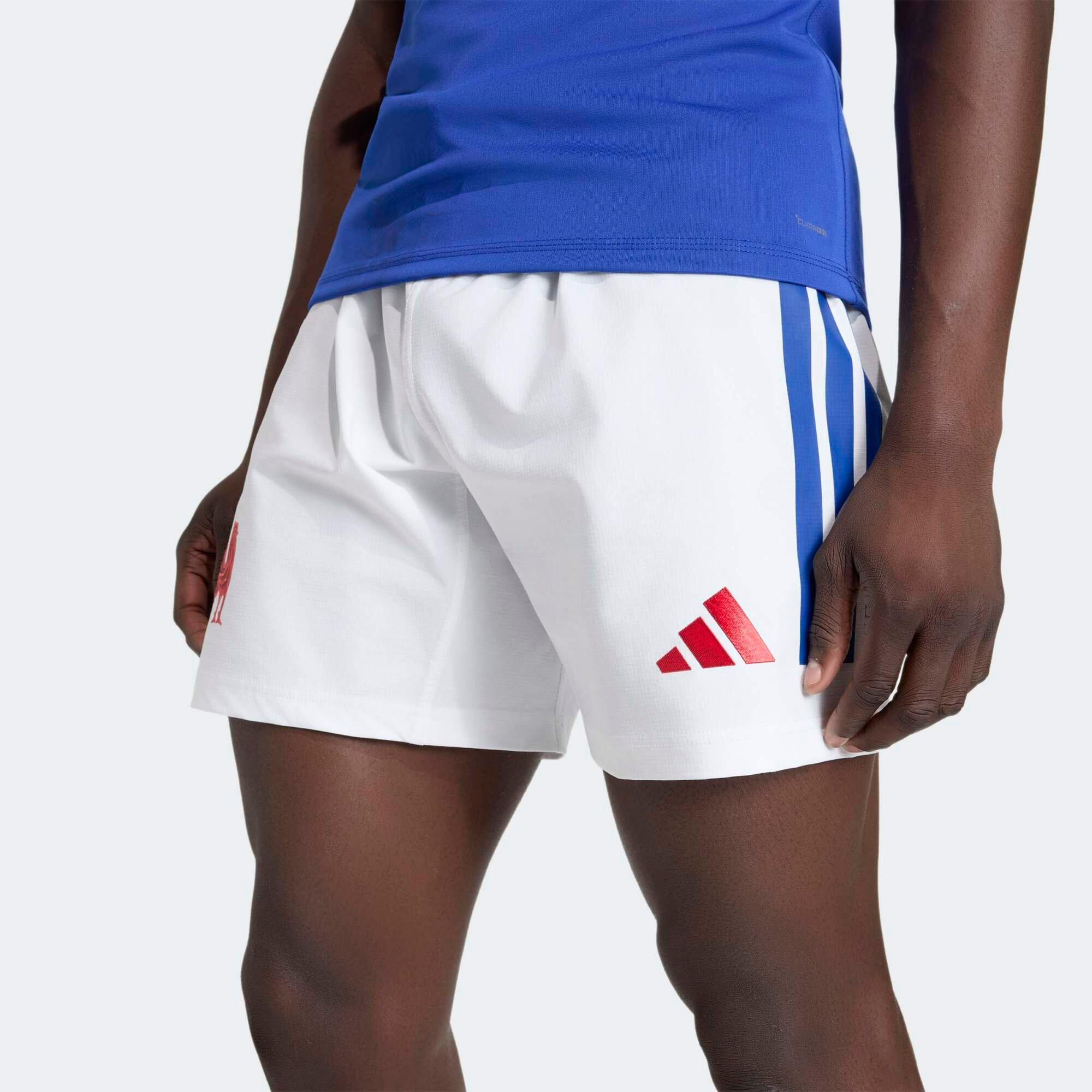 Short de rugby FFR Adulte - Réplica XV de France 2025/2026 blanc 6/6