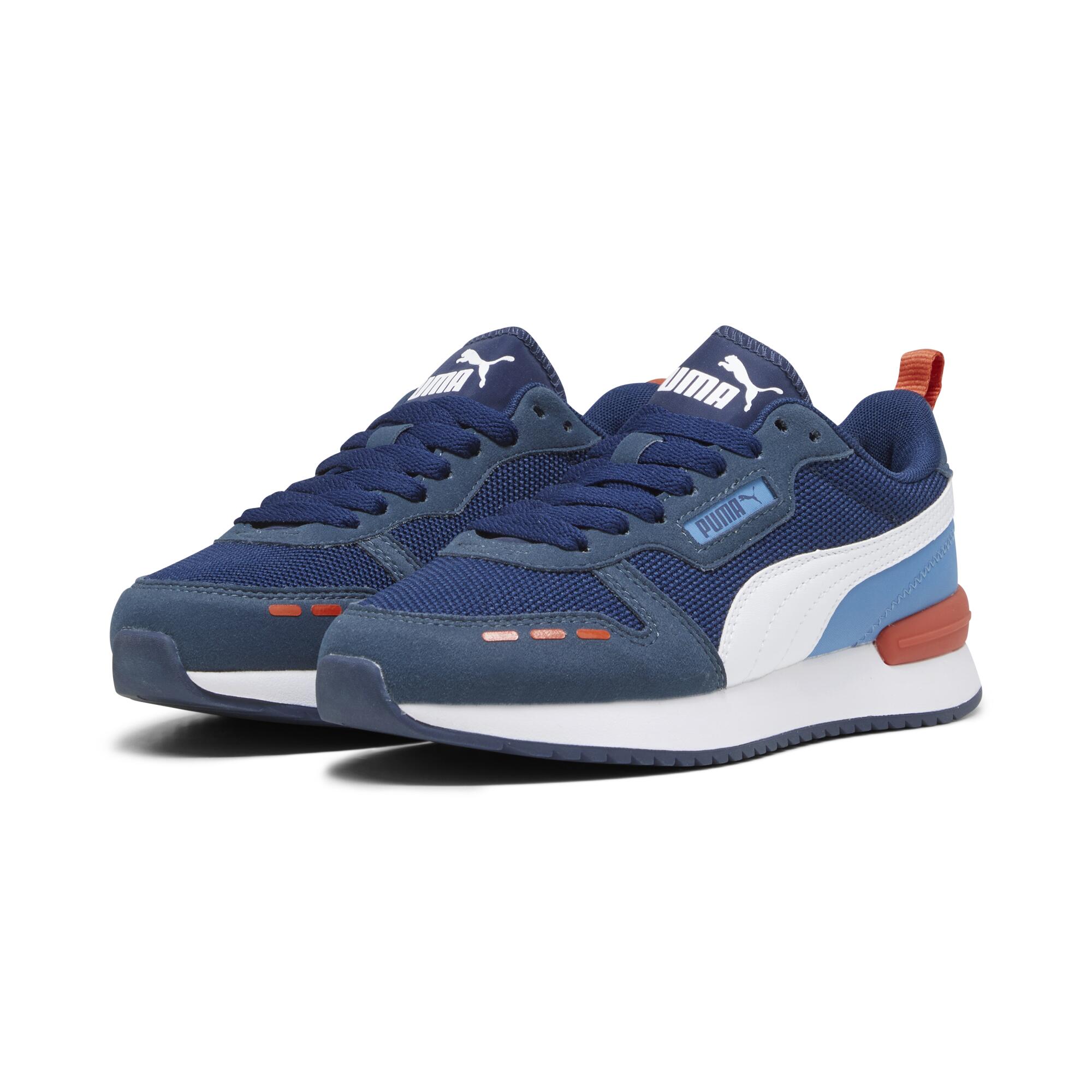 Baskets à lacet enfant - puma R78 Bleu 5/6