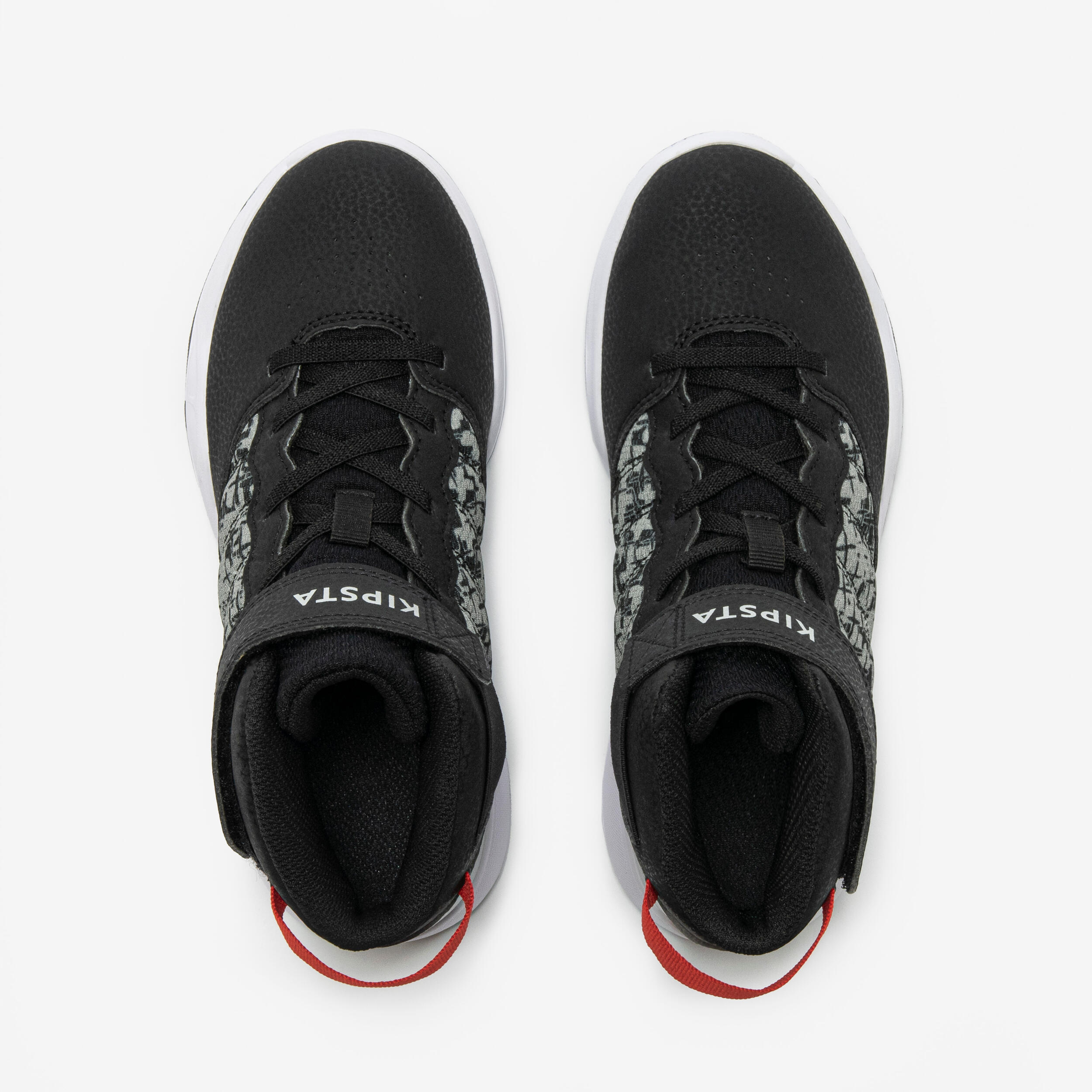 Kids’ Mid-Rise Basketball Shoes - SE 100 Camo/Black - TARMAK