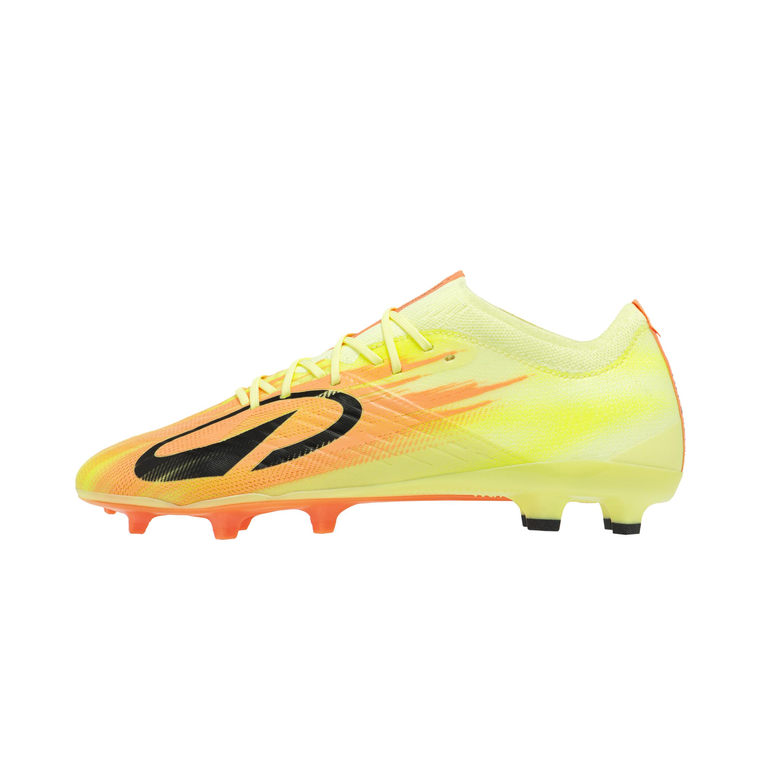Chuteiras de futebol adulto CLR 7 Elite FG Amarelo Laranja Meteor 9/12