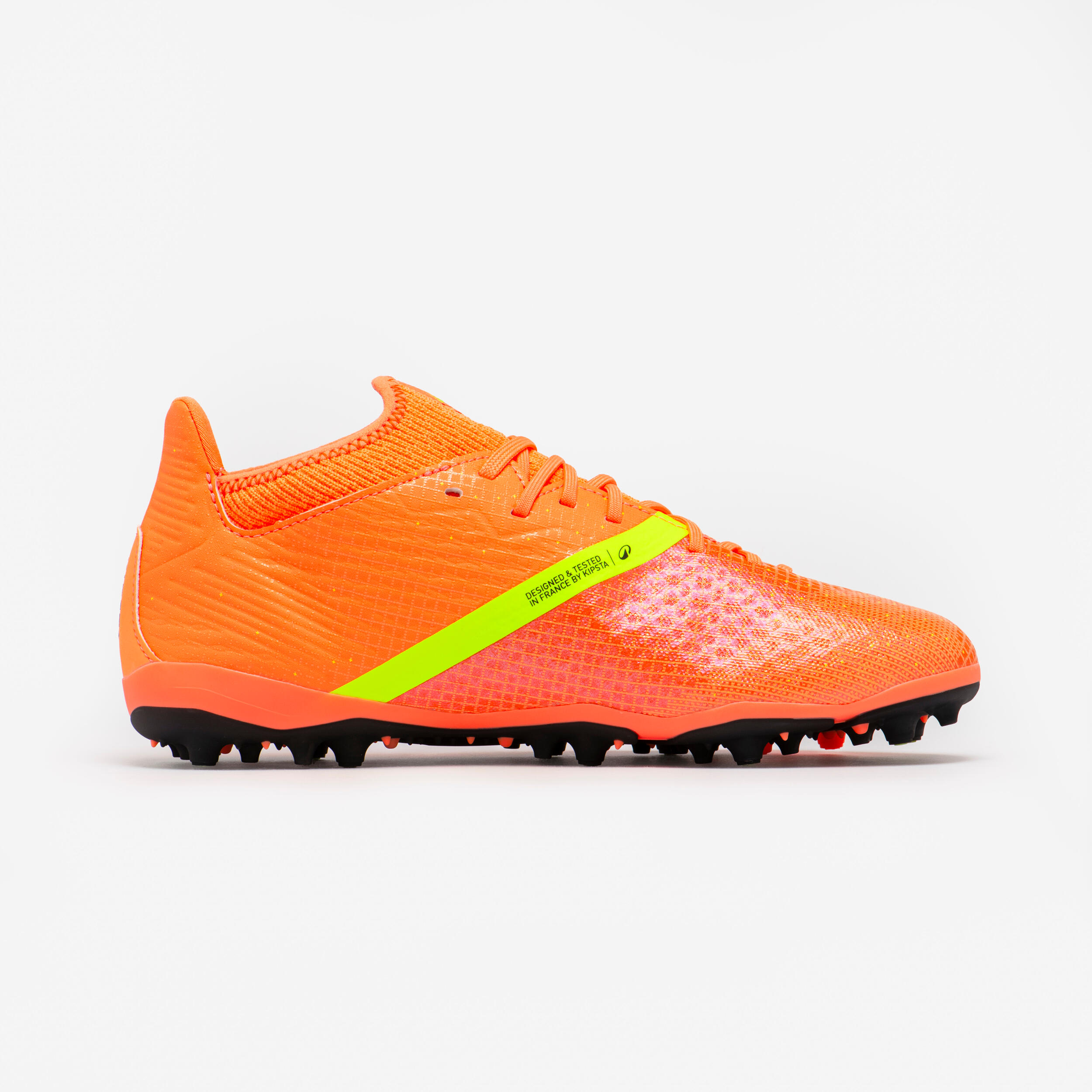 Chuteiras de futebol criança Viralto mg/ag iii com atacadores Coral 5/8