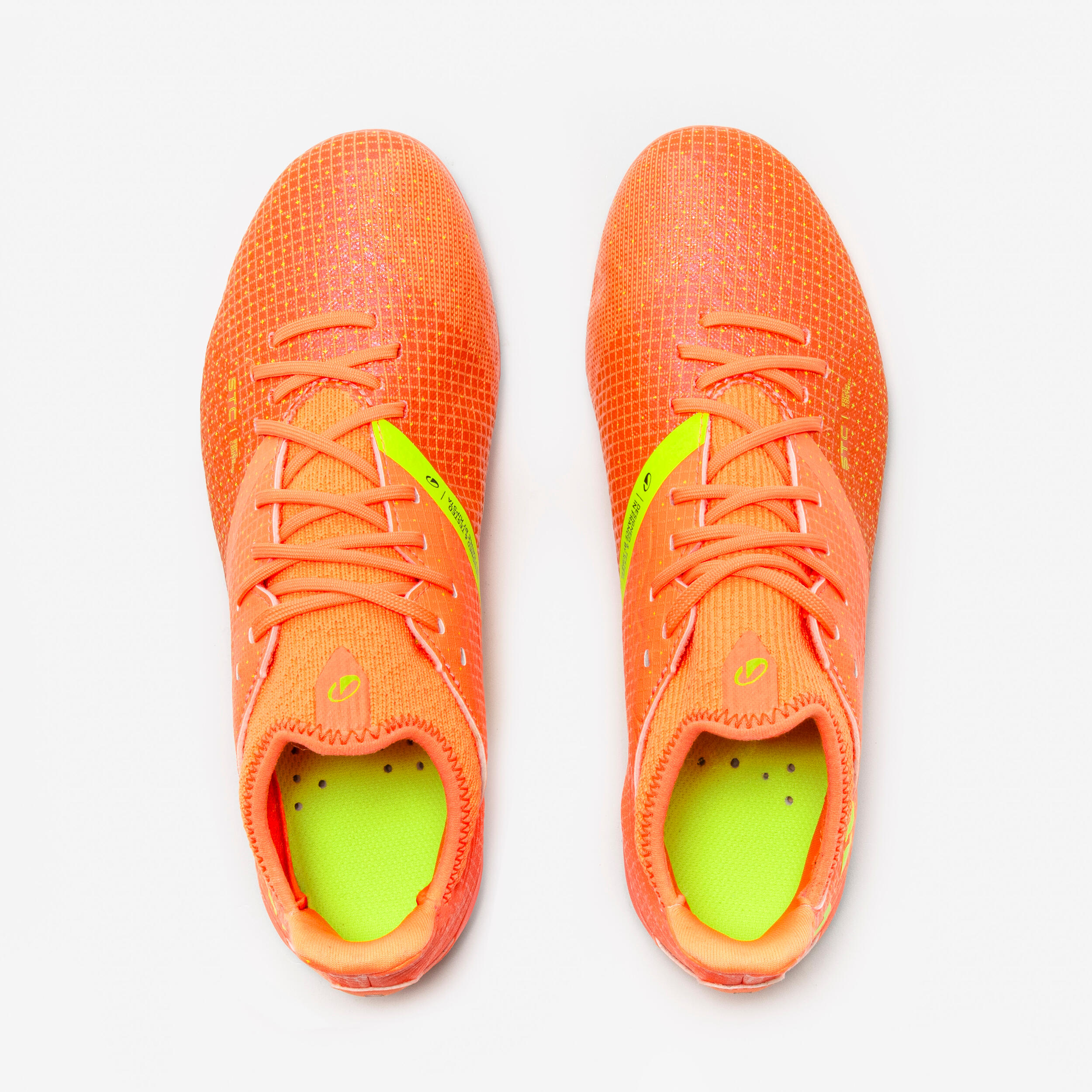 Chaussures de soccer confortables à lacets enfant, Viralto III FG - KIPSTA