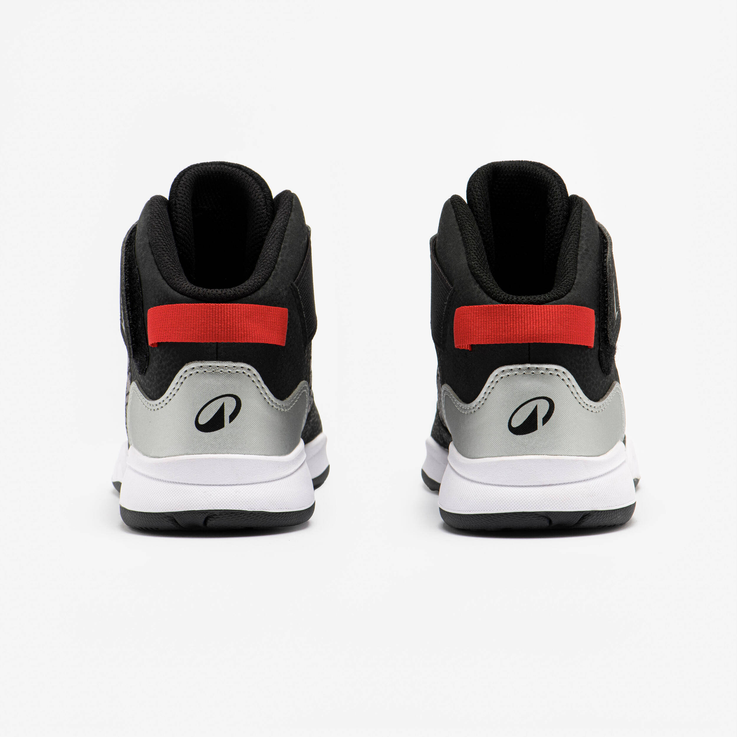 Kids Mid-Rise Beginner Basketball Shoes SE100 - Black -  4