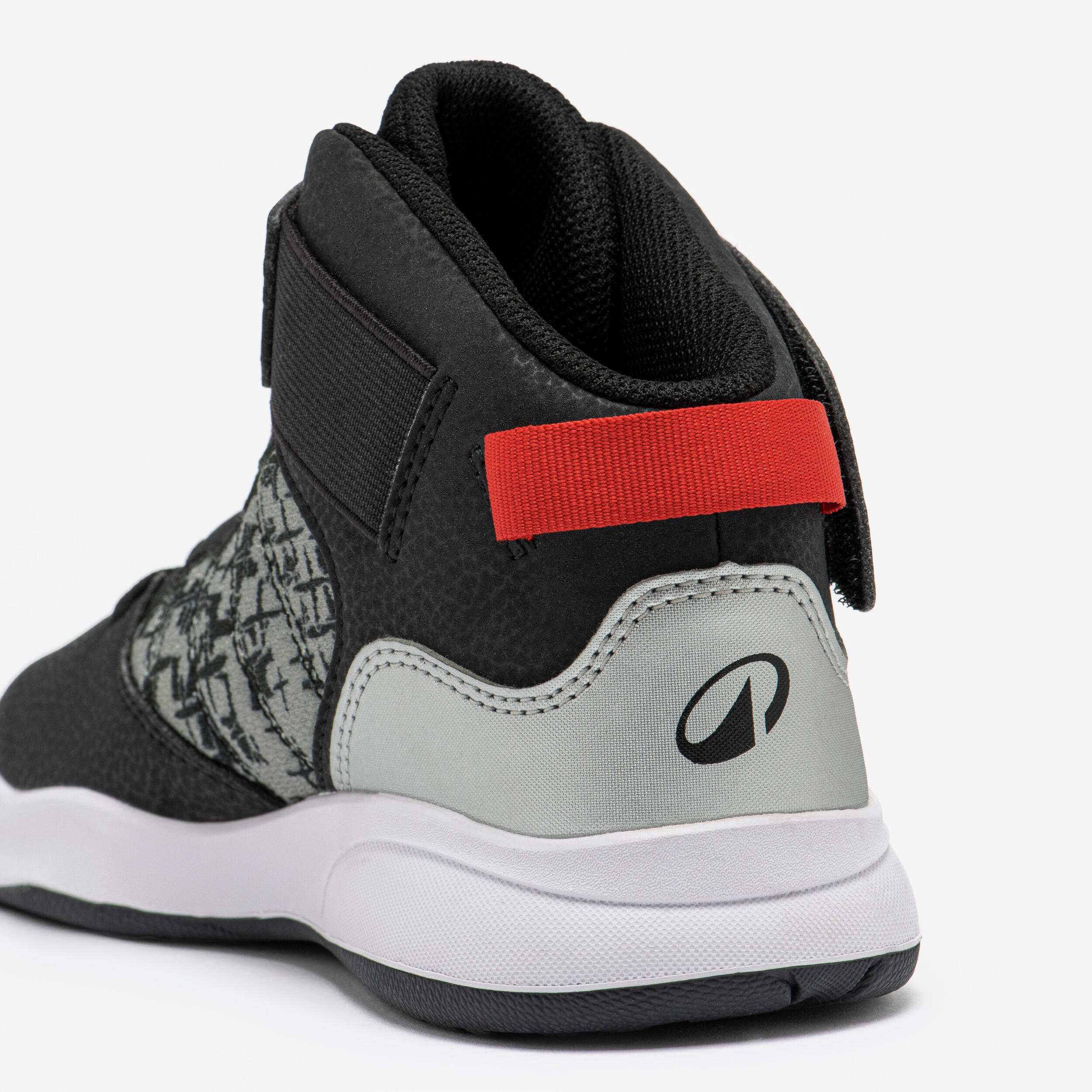 Kids’ Mid-Rise Basketball Shoes - SE 100 Camo/Black - TARMAK