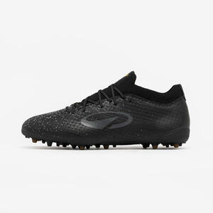 Botas de fútbol hombre/mujer, Viralto III MG/AG Negro