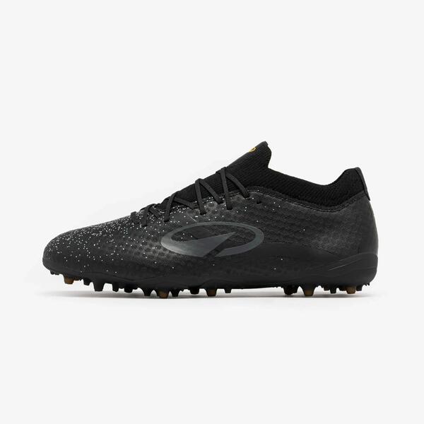KIPSTA Botas de fútbol hombre/mujer, Viralto III MG/AG Negro