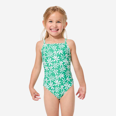 Costume intero baby bambina MADINA CHAMP verde