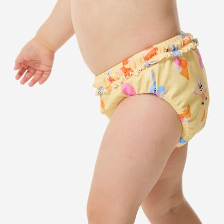 Плавки-підгузки багаторазові дитячі для плавання жовті