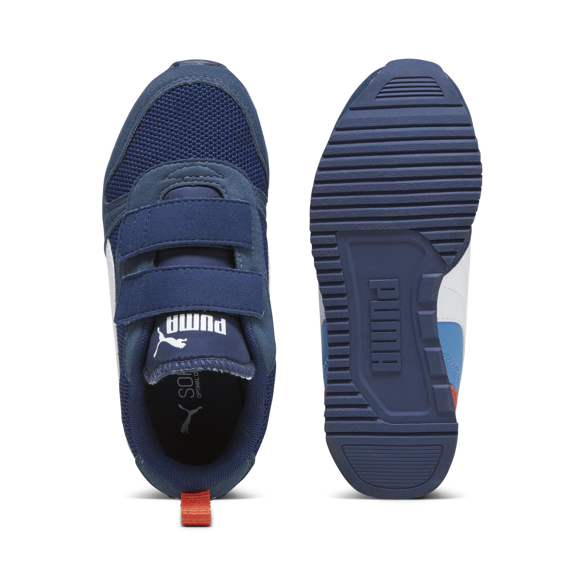 Baskets scratch enfant - puma R78 Bleu 3/6