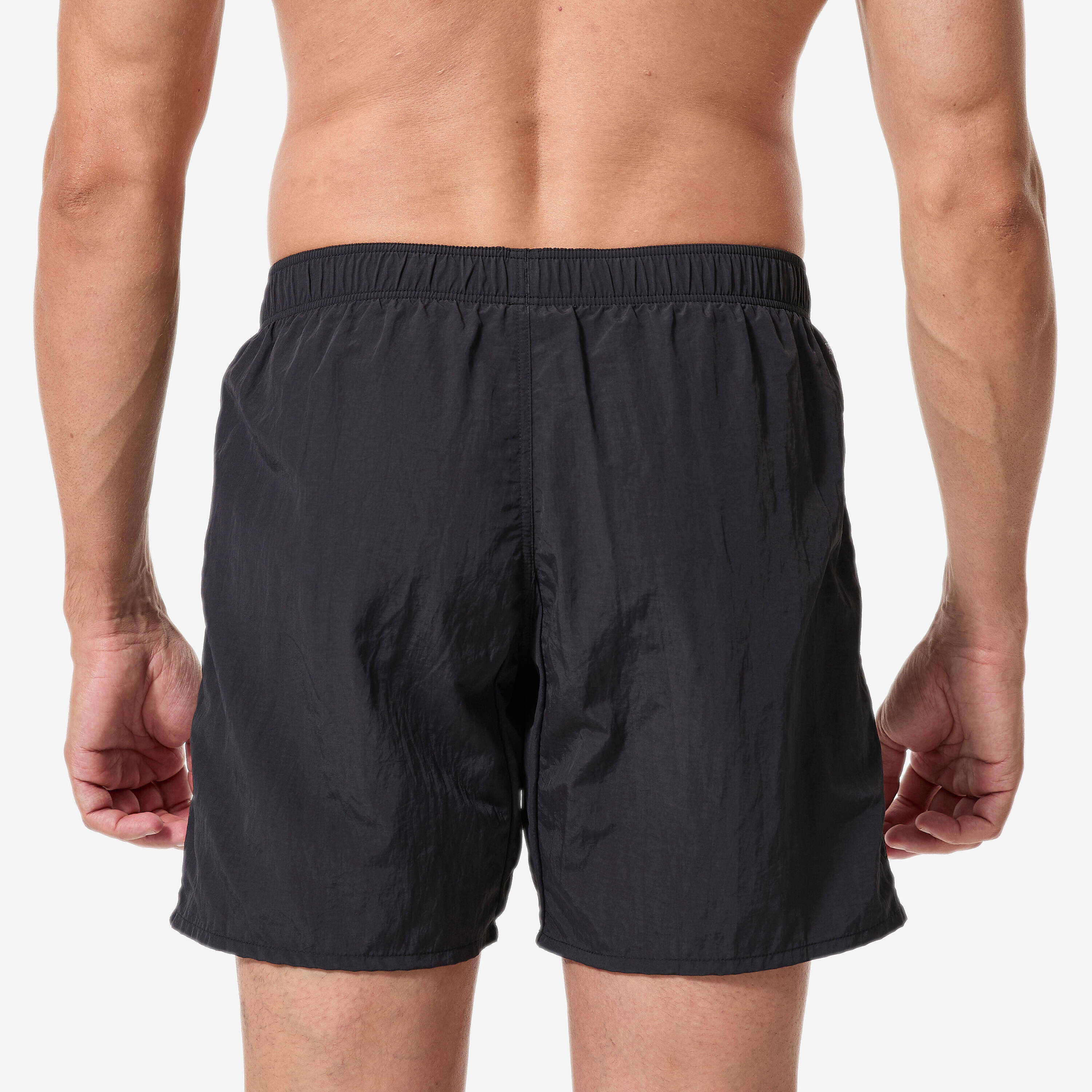 Men’s swimming shorts, Basic black -  4