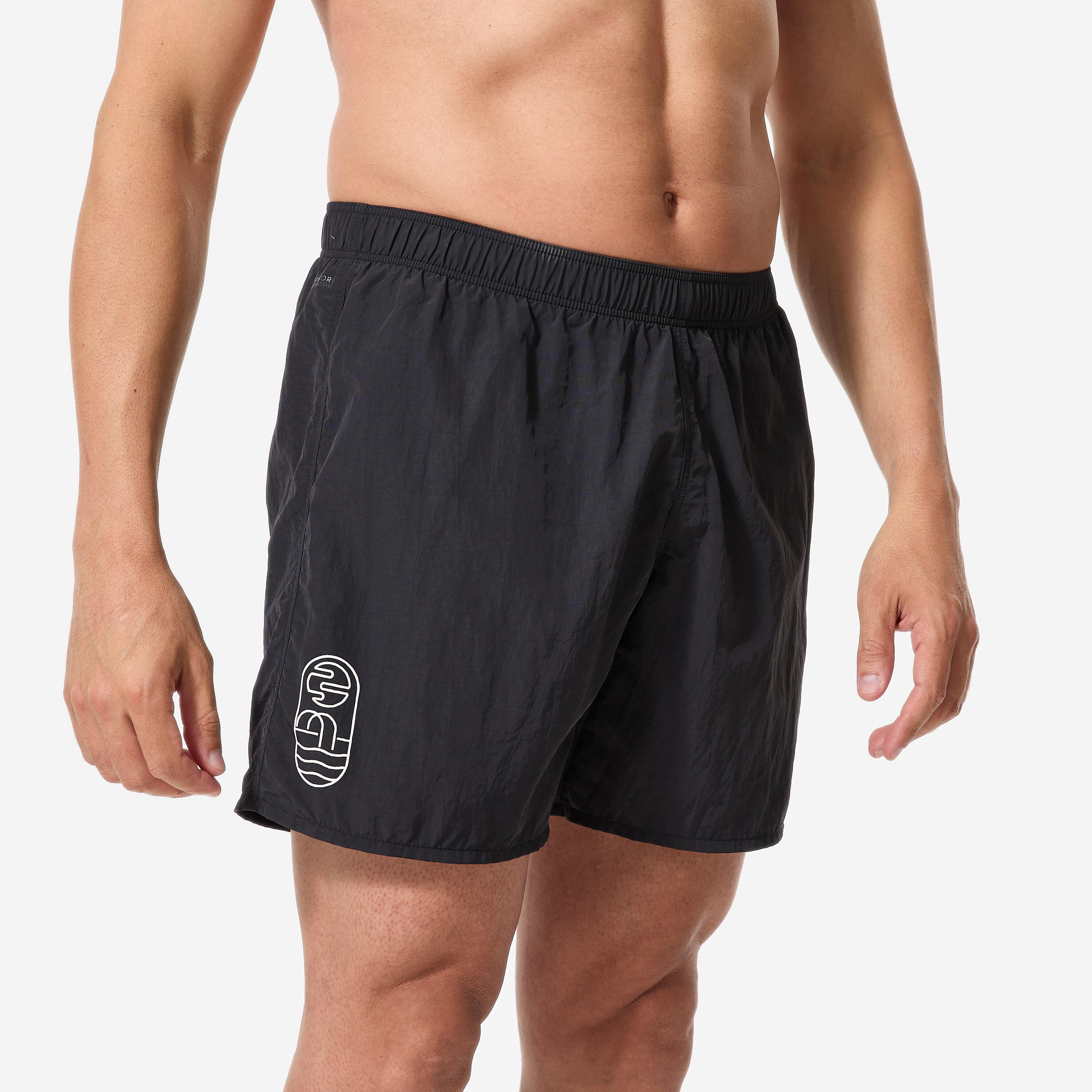 Men’s swimming shorts, Basic black