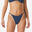 Slip de baie surf cu șnur Tie Side Cheeky Bleumarin Damă
