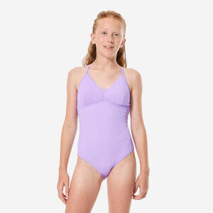 Bañador Surf Caly Zuma Niña Violeta Tirantes Cruzados