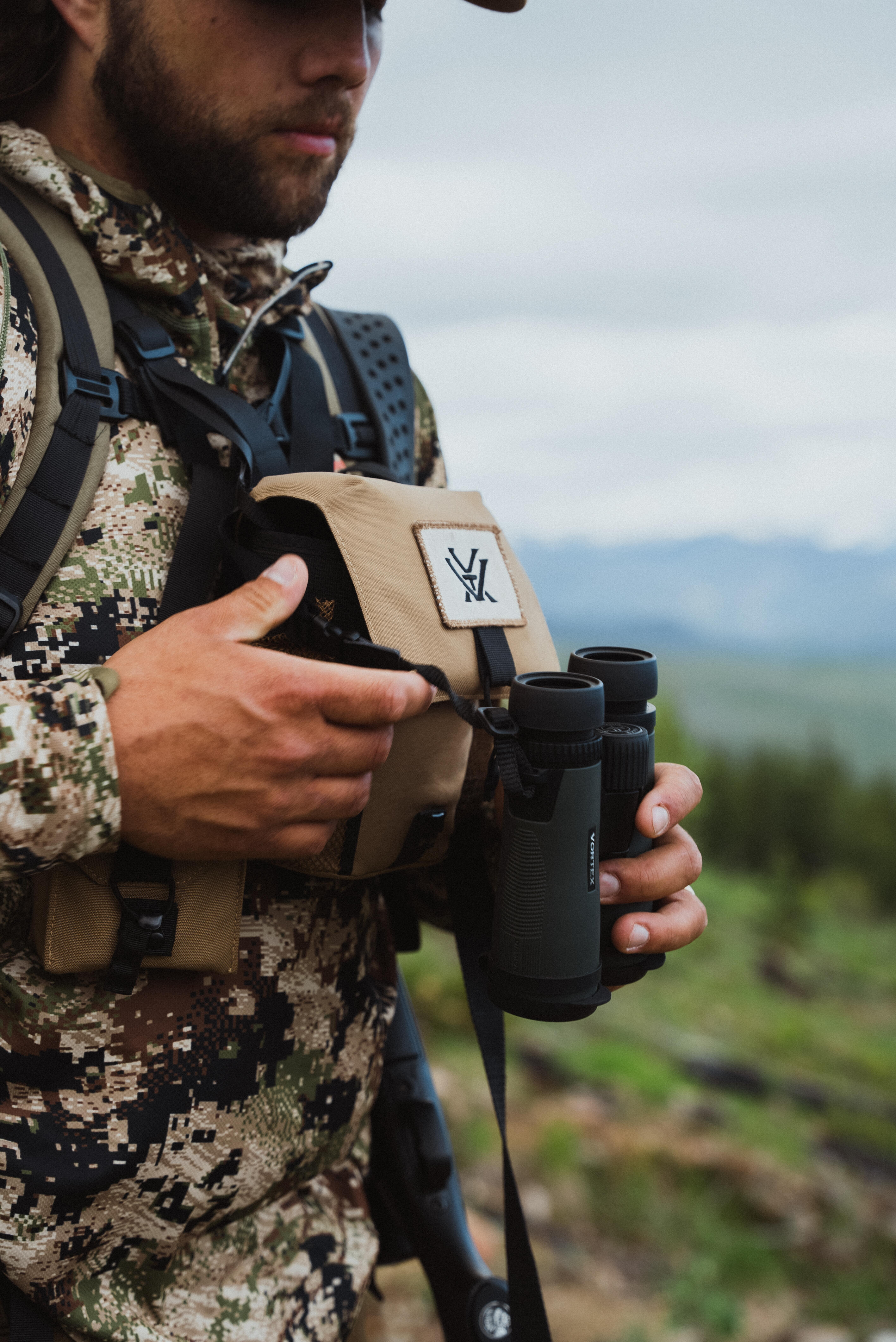 Jumelles chasse kaki étanches Vortex Diamondback HD 10x42 9/9