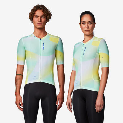 Maglia ciclismo adulto RACER 2 verde