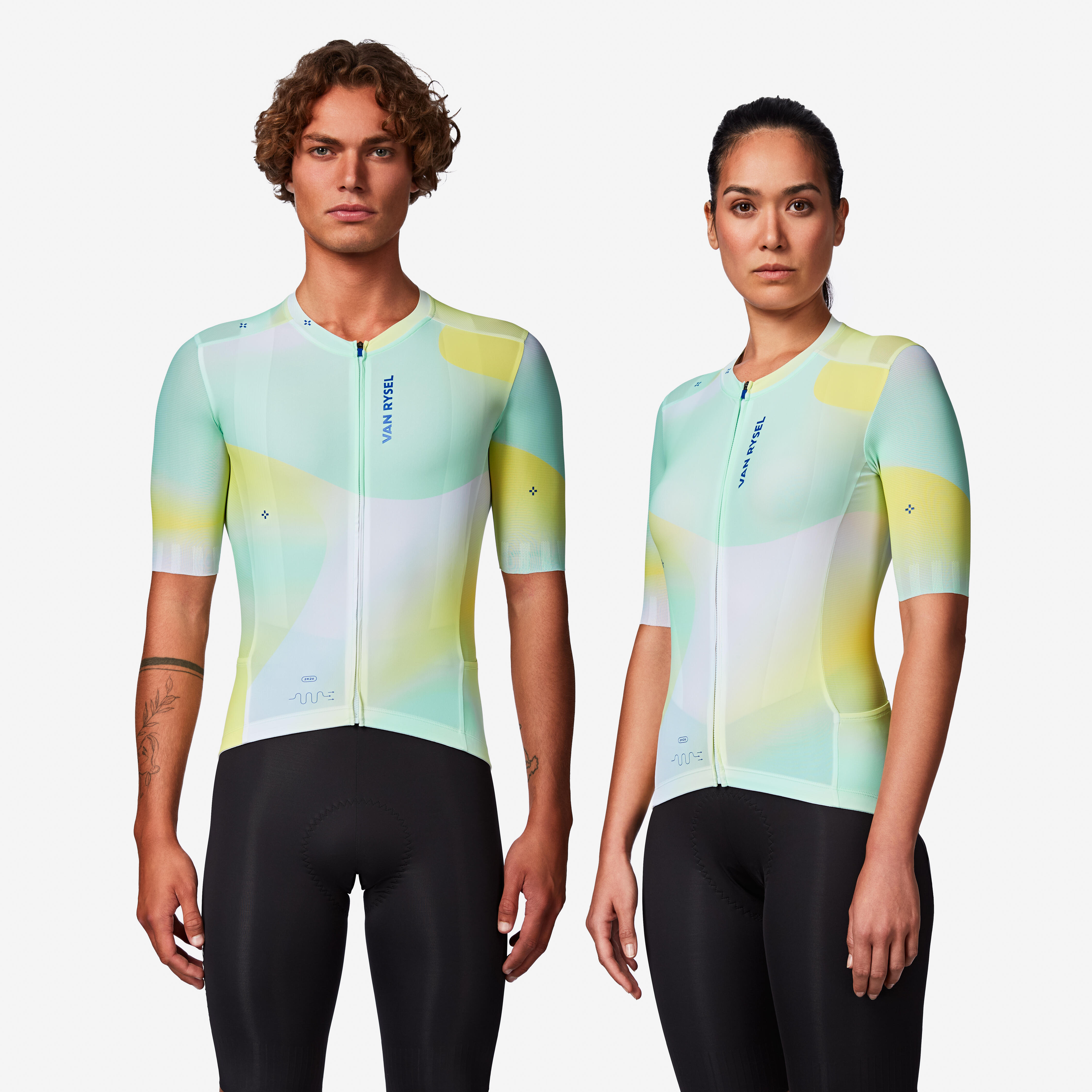 Unisex Fitted Short-Sleeved Cycling Jersey RCR-R 2-Green