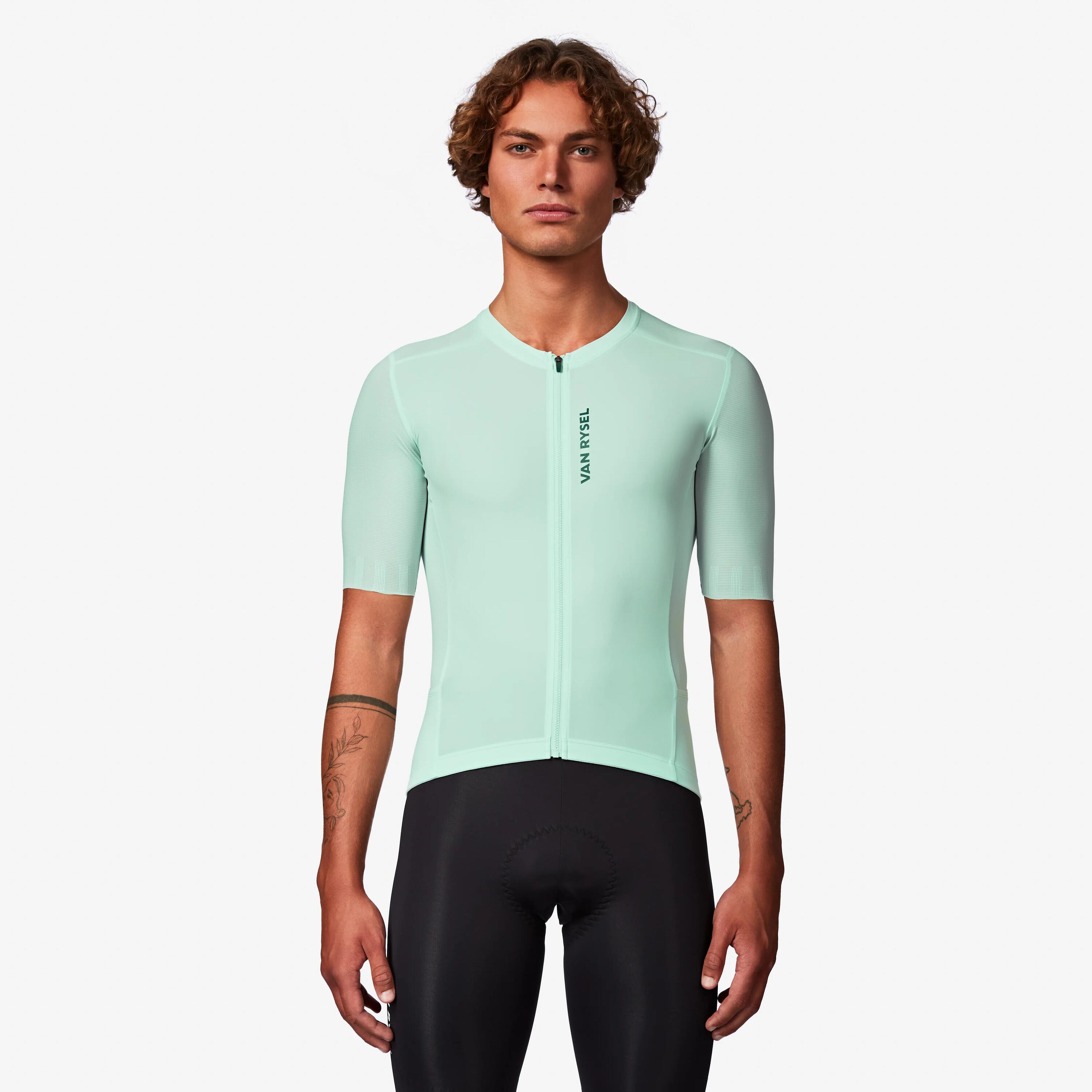 Jersey de Ciclismo muy ajustado Unisex Van Rysel RCR-R 2 - Verde 11/15