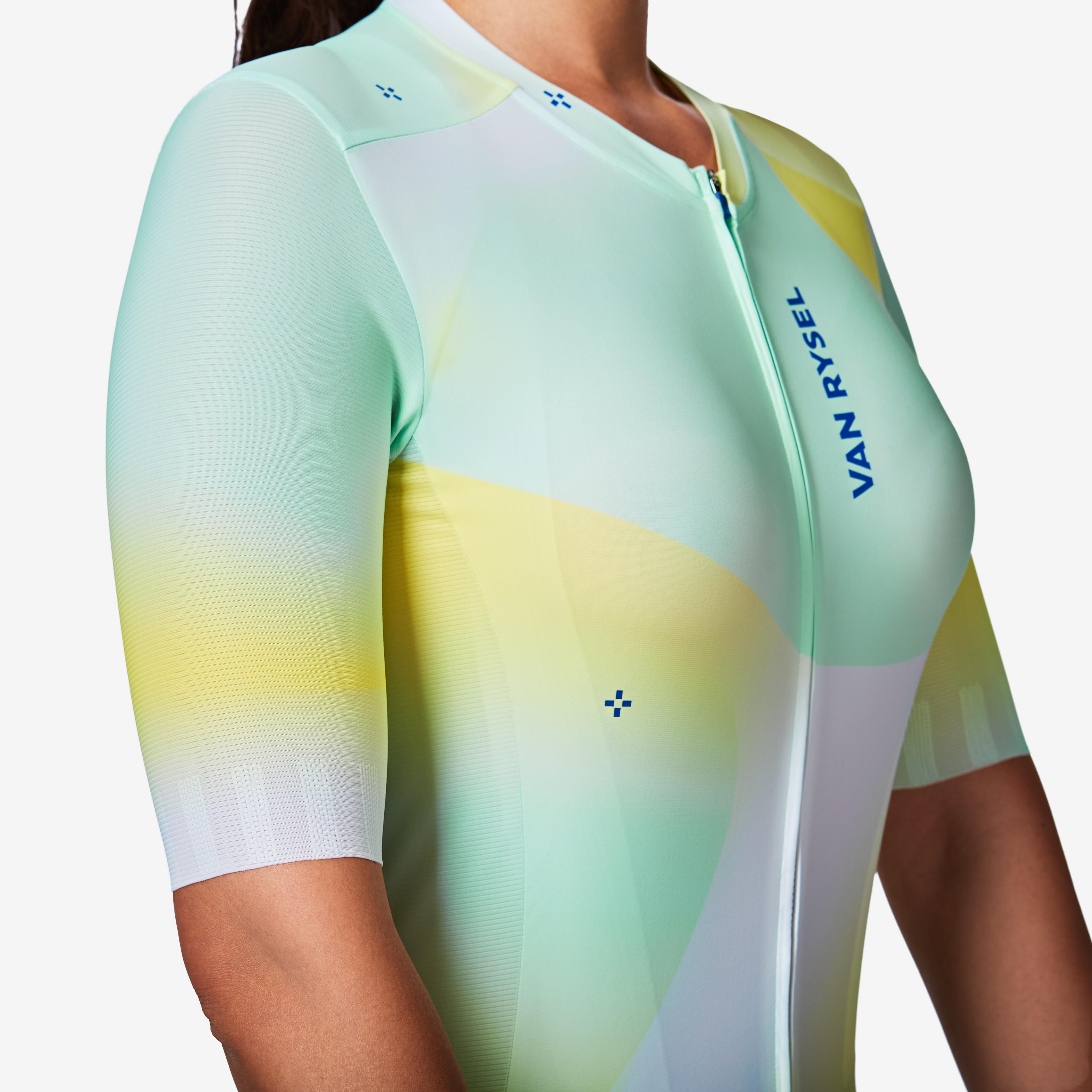 Short-Sleeved Road Cycling Jersey Pro Fit, RCR-R 2 - VAN RYSEL