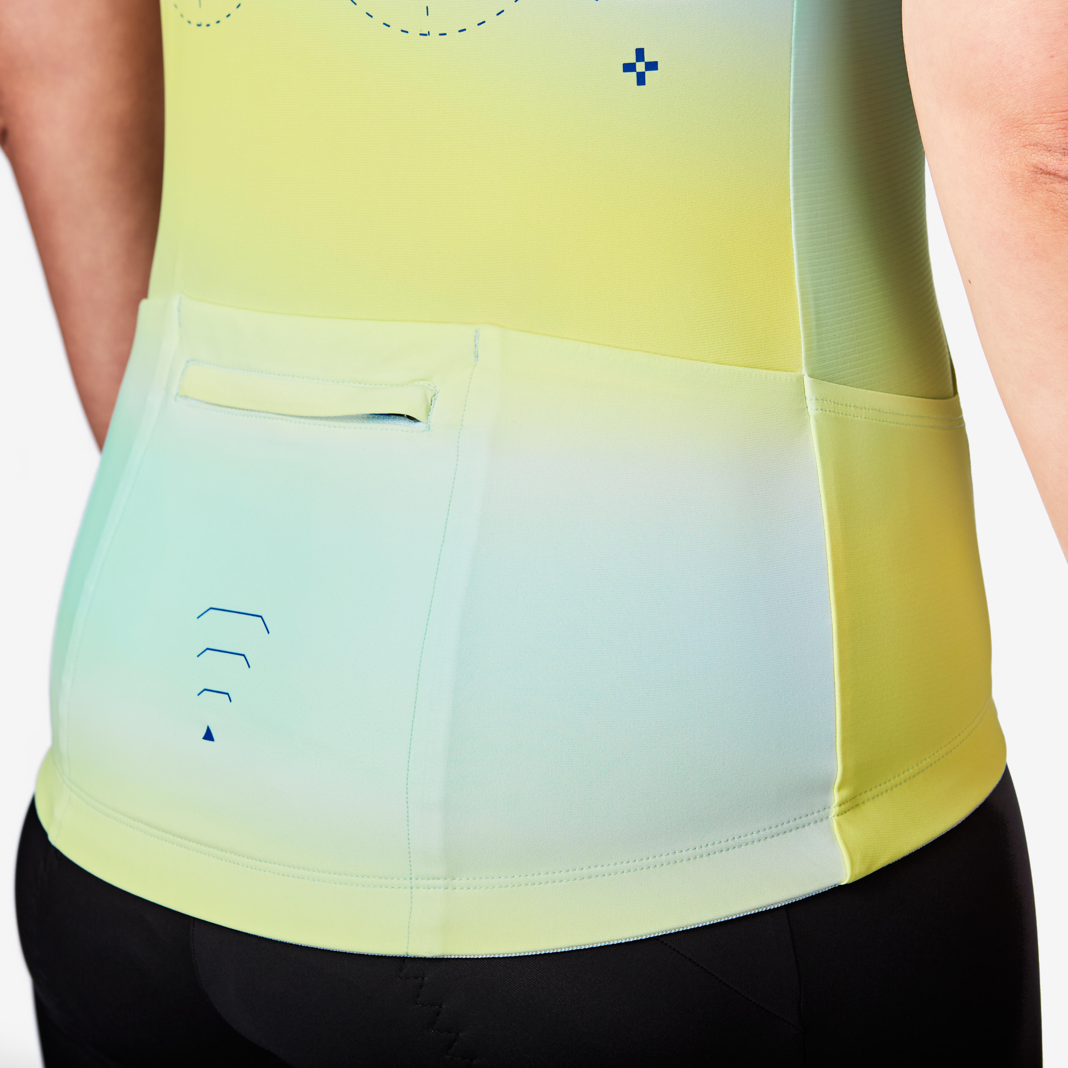 Short-Sleeved Road Cycling Jersey Pro Fit, RCR-R 2 - VAN RYSEL