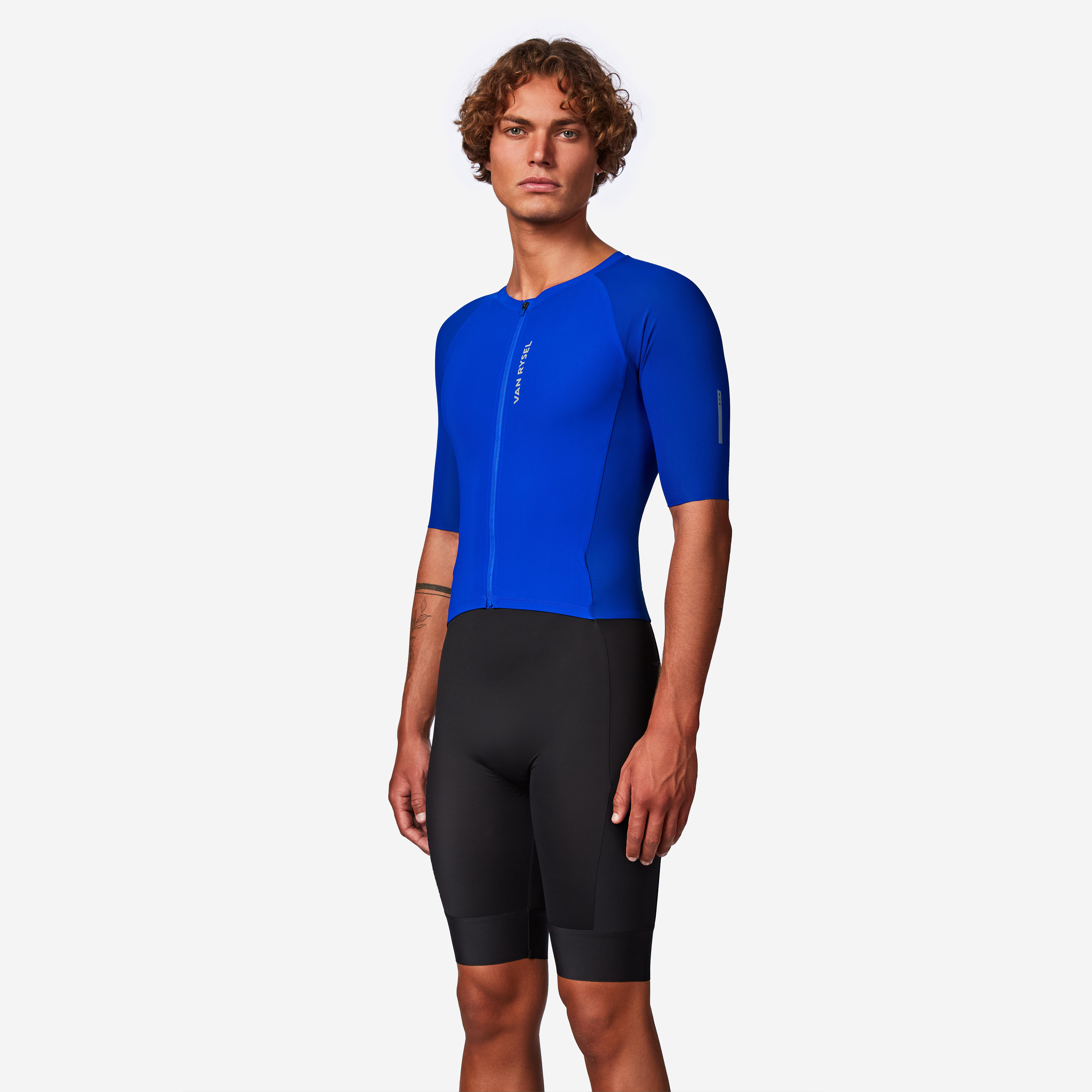 Men's Long-Distance Triathlon Trisuit, RCR-X - Blue - VAN RYSEL
