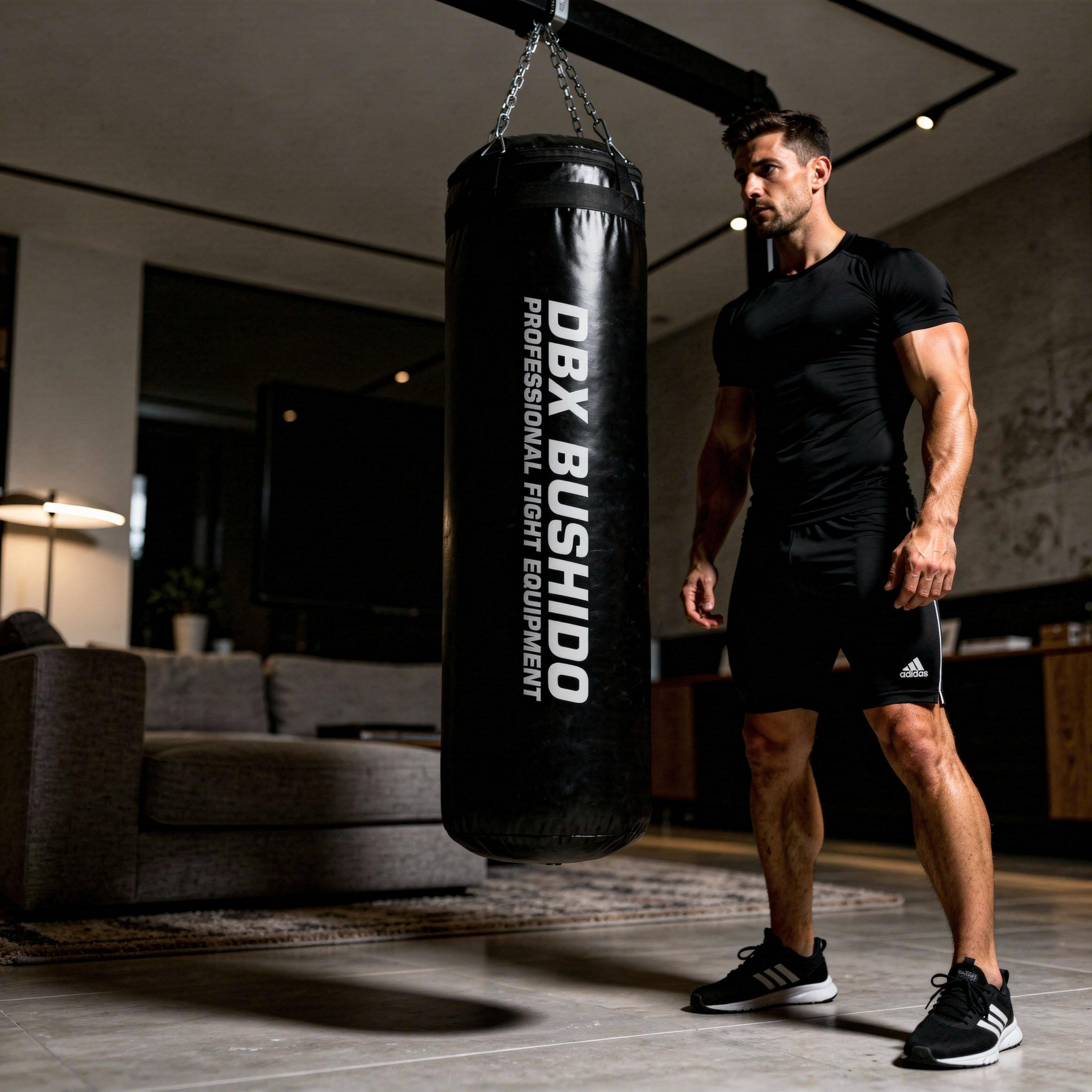 Worek bokserski DBX BUSHIDO 140cm "Black Master" 40kg 6/6