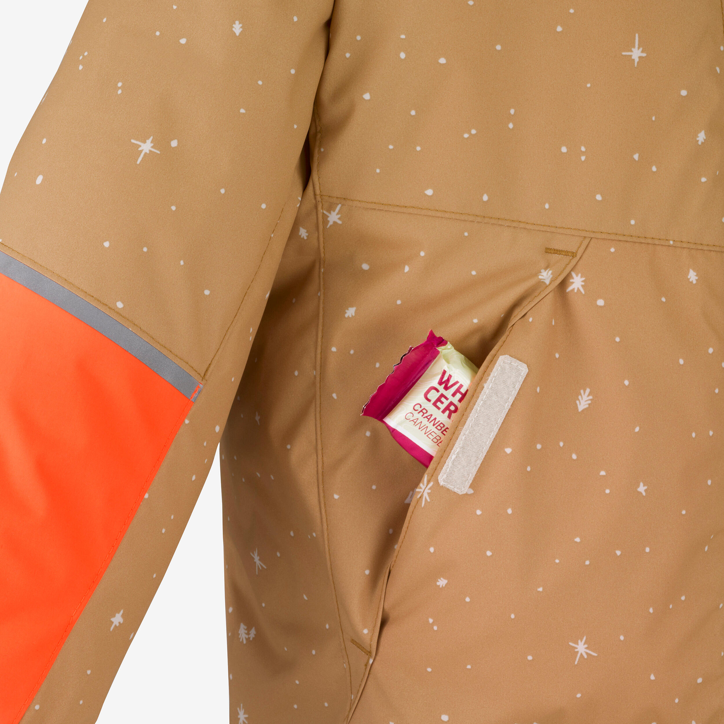Chaqueta de esquí cálida y ajustable niños 1-5 años, 500 Toddler con motivos  6/7