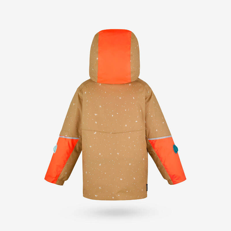 Çocuk Kayak Montu - 1/5 Yaş - Desenli - 500 Toddler