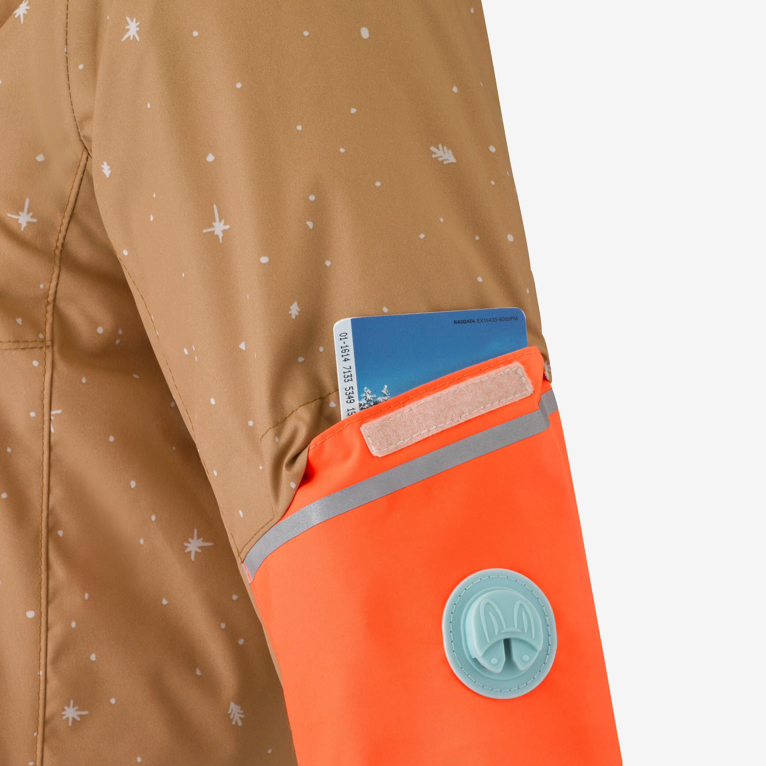 Chaqueta de esquí cálida y ajustable niños 1-5 años, 500 Toddler con motivos  7/7