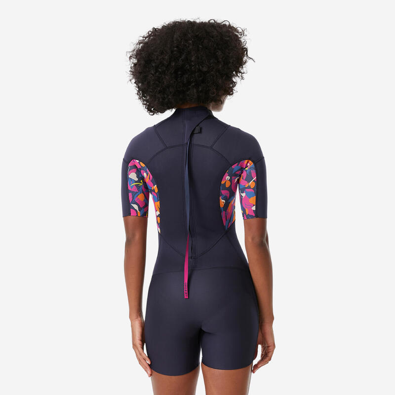 Kadın Kısa Kollu Neopren Shorty - 1,5 mm - 500