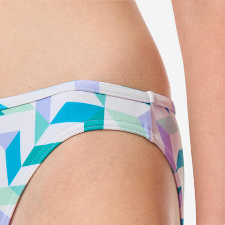 Купальник 500 Tali для серфінгу для дівчат бірюзовий