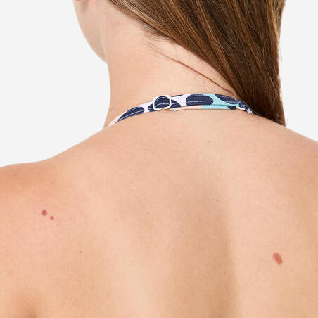 Купальник суцільний 500 Tali для серфінгу для дівчат блакитний