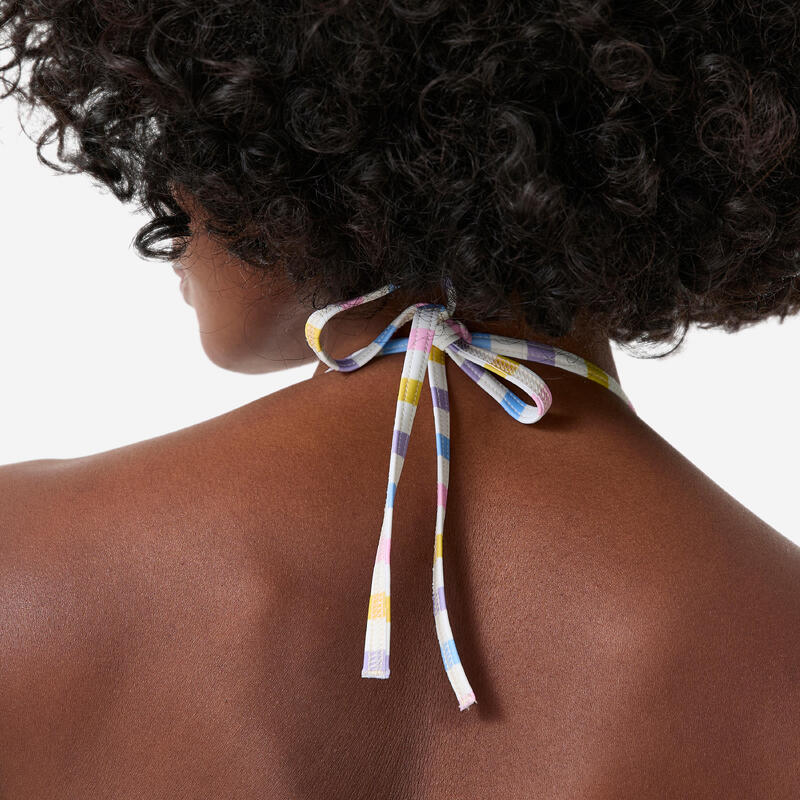 Sutien de baie triunghi dungi surf Mae Belza Multicolor Damă