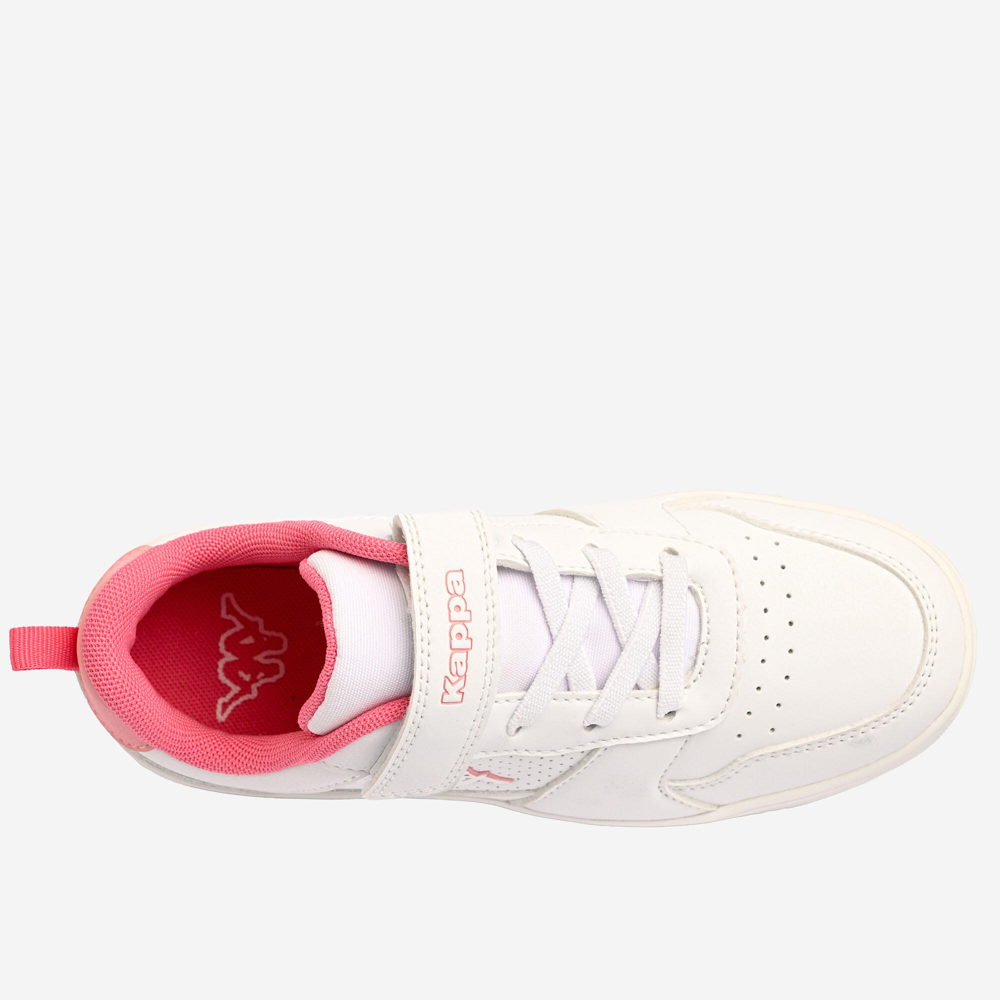 Chaussures Falcon Enfant, blanc et rose 3/4